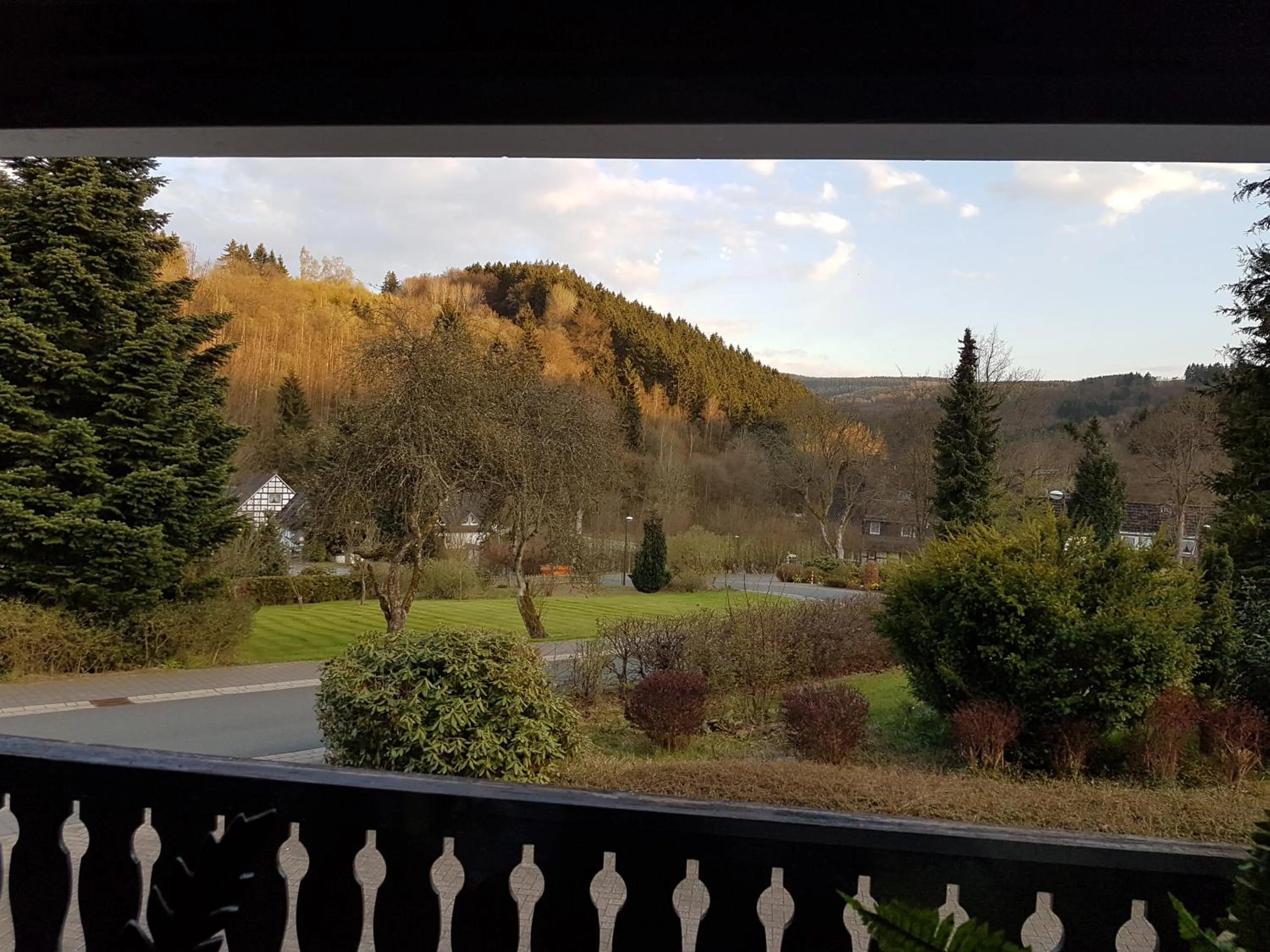 Balcony/Terrace in Landhotel Grimmeblick