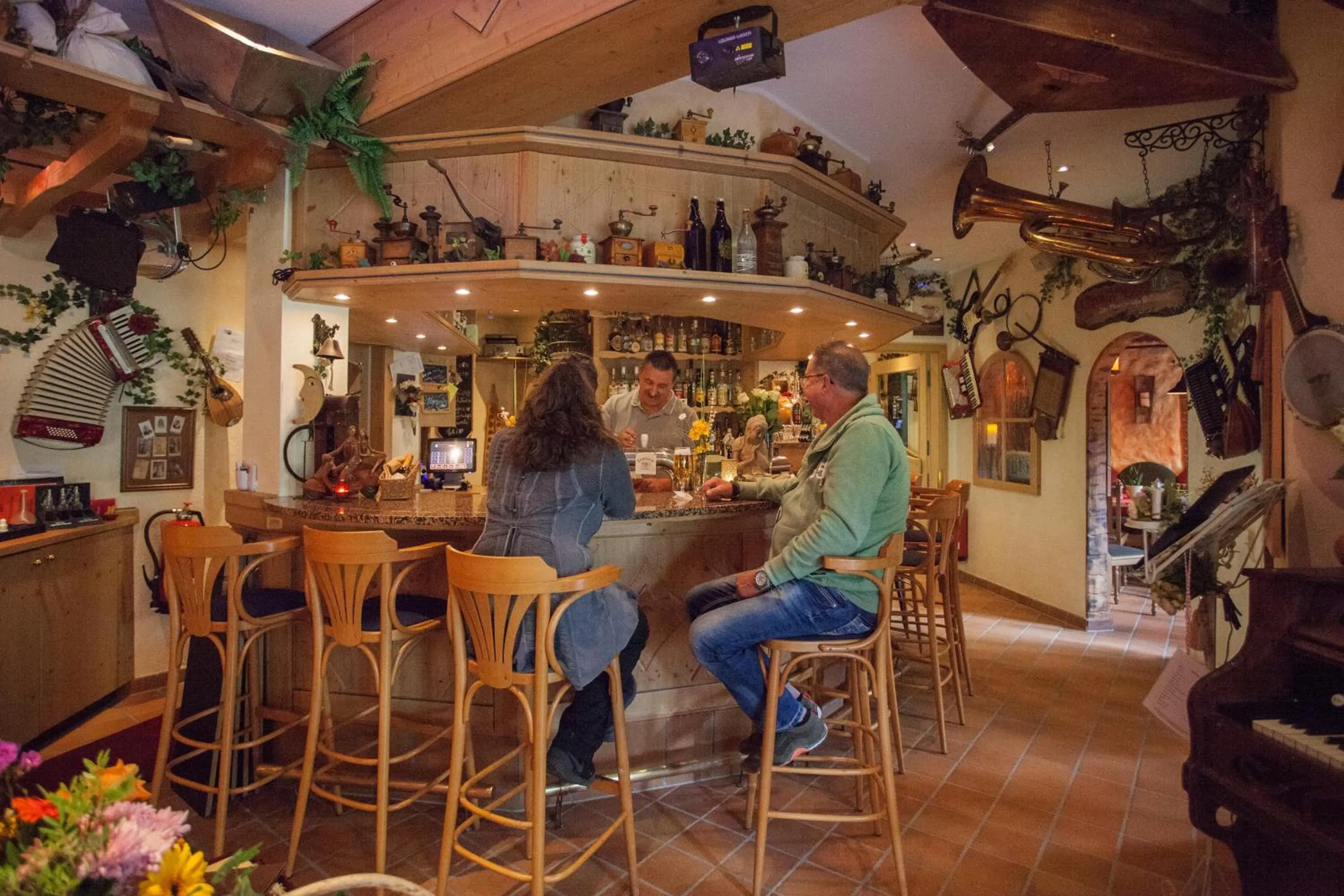 Lounge or bar in Landhotel Grimmeblick