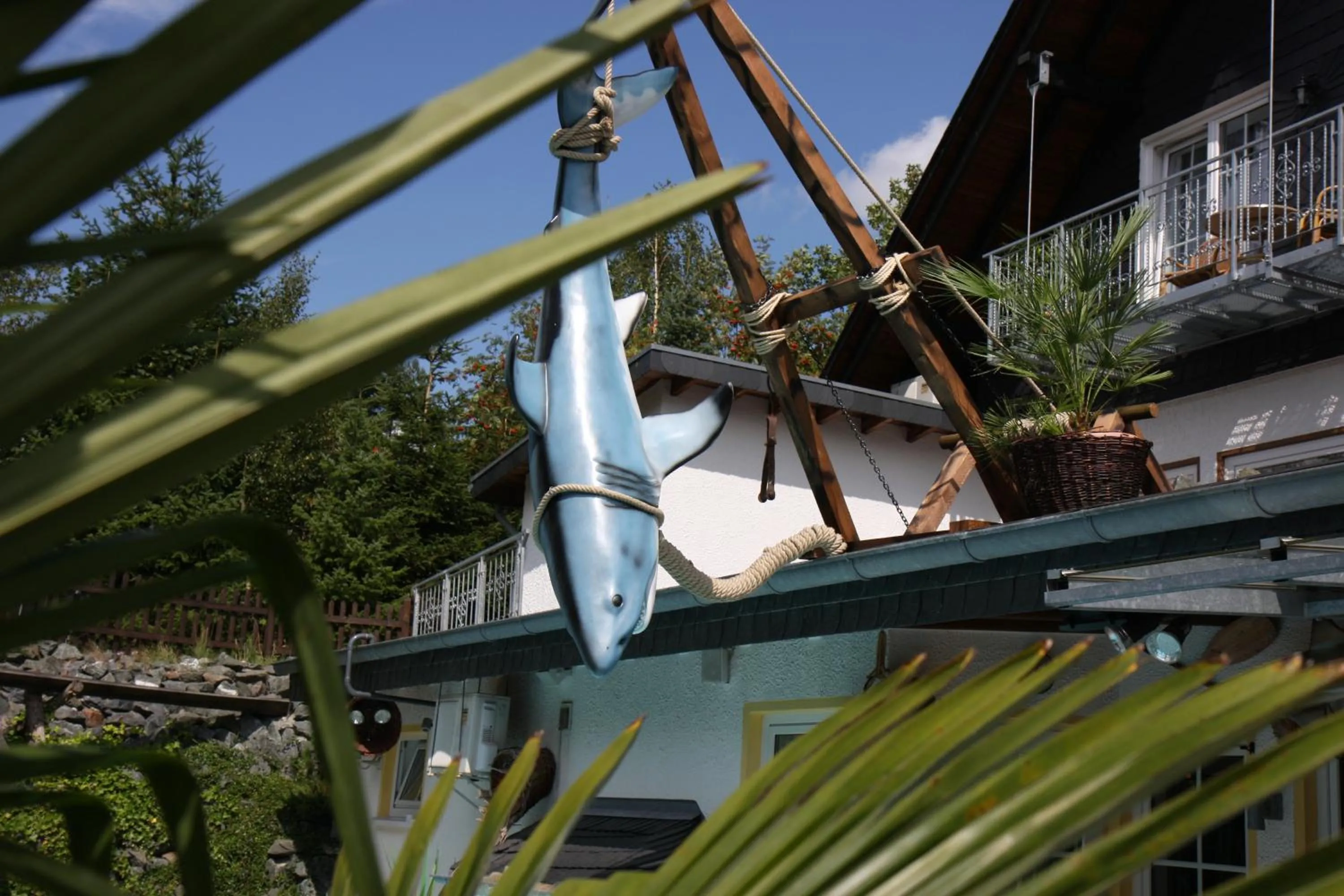 Swimming pool in Landhotel Grimmeblick