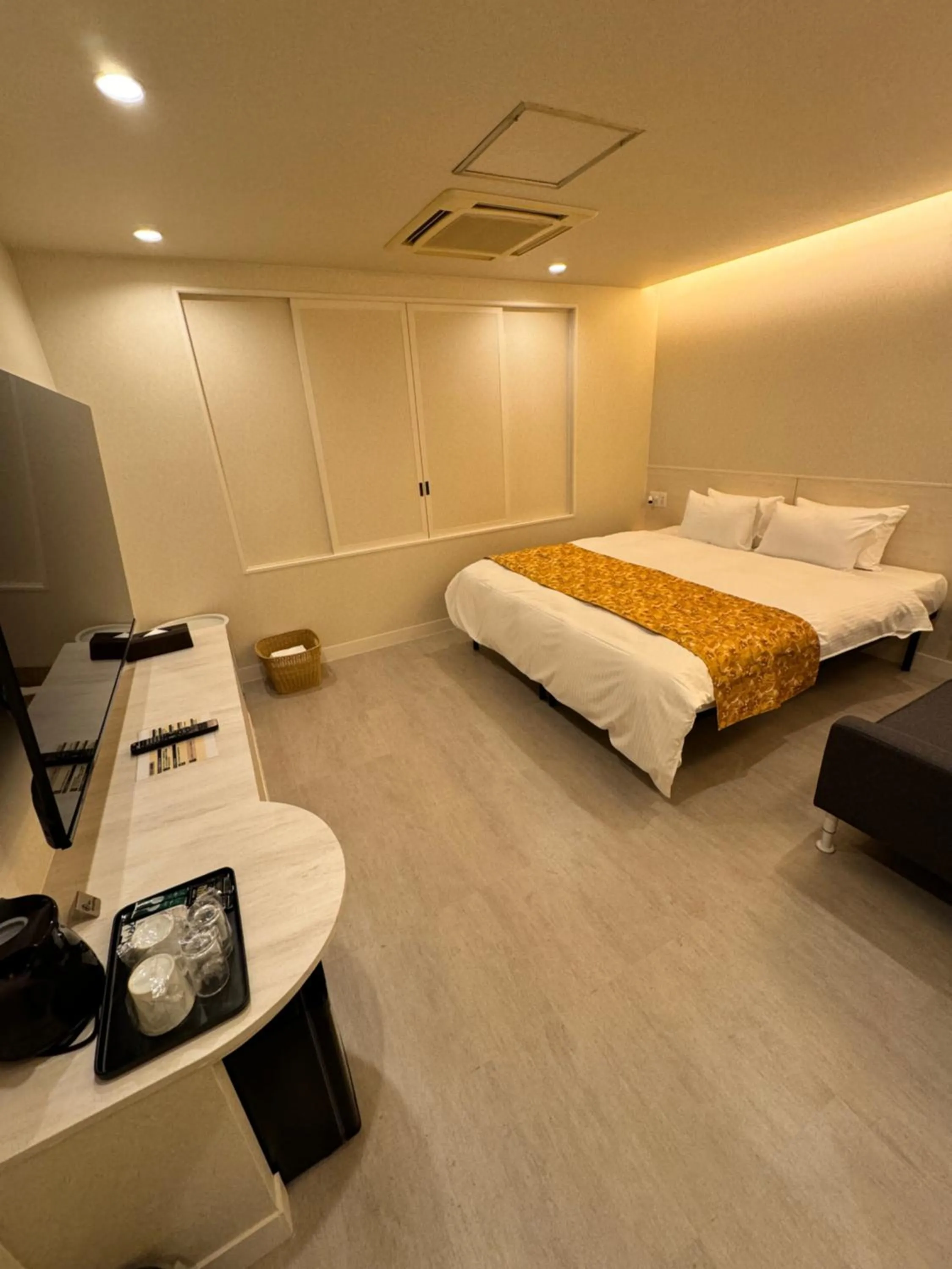 Bed in Hotel Be-zen shimanouchi