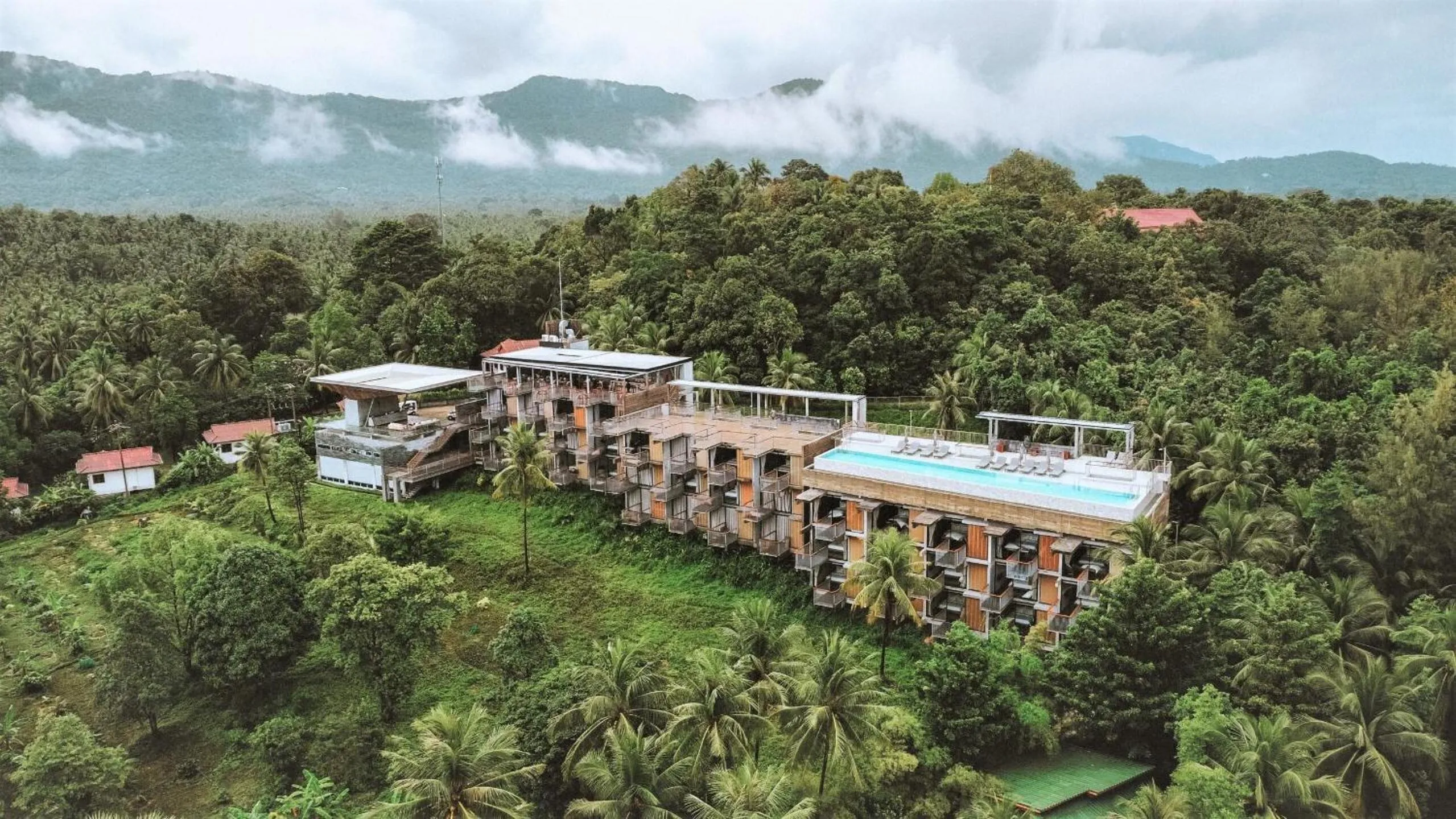 Bird's eye view in Varivana Resort Koh Phangan, The Centara Collection