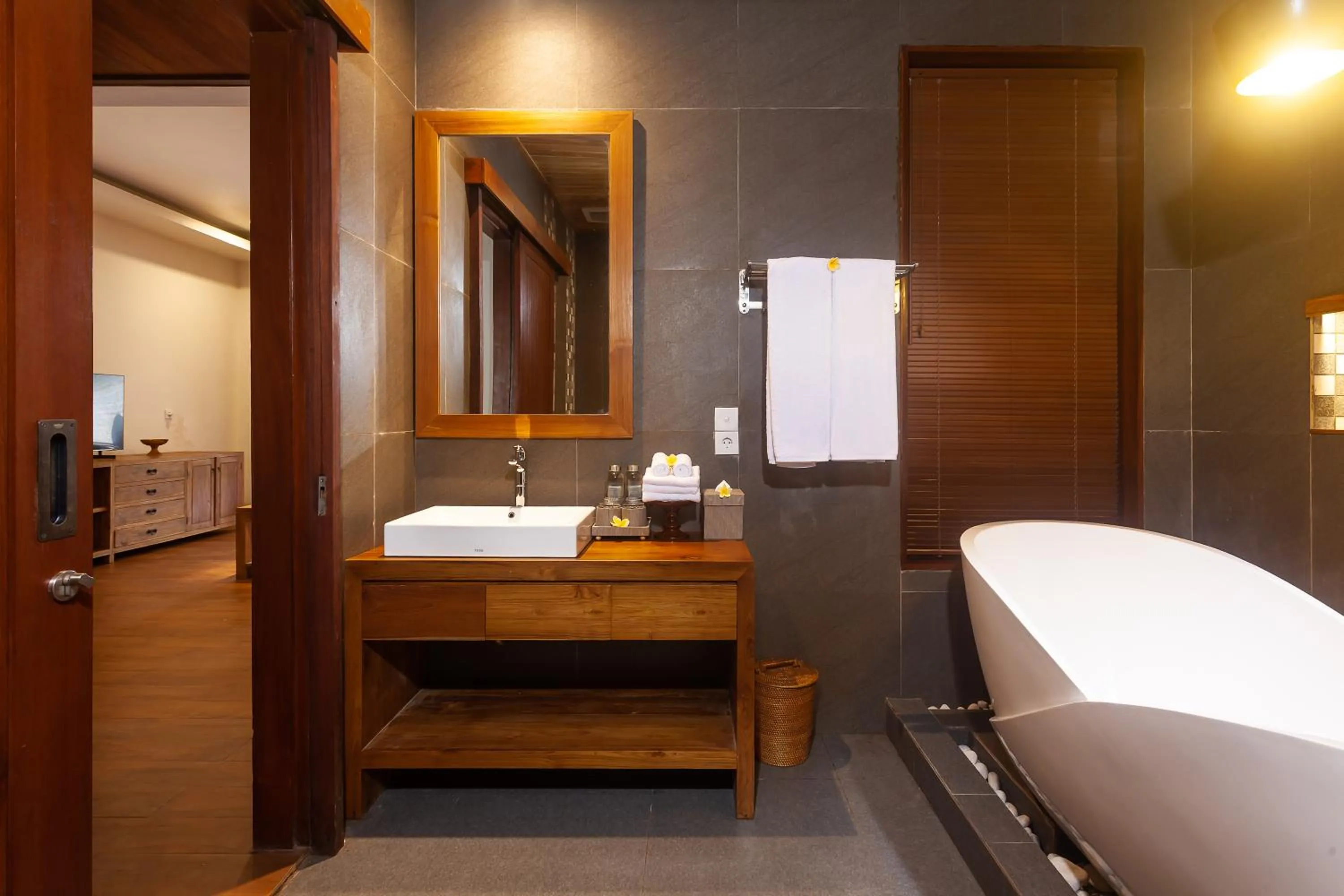 Bathroom in Manah Shanti Suites by GenuineHost