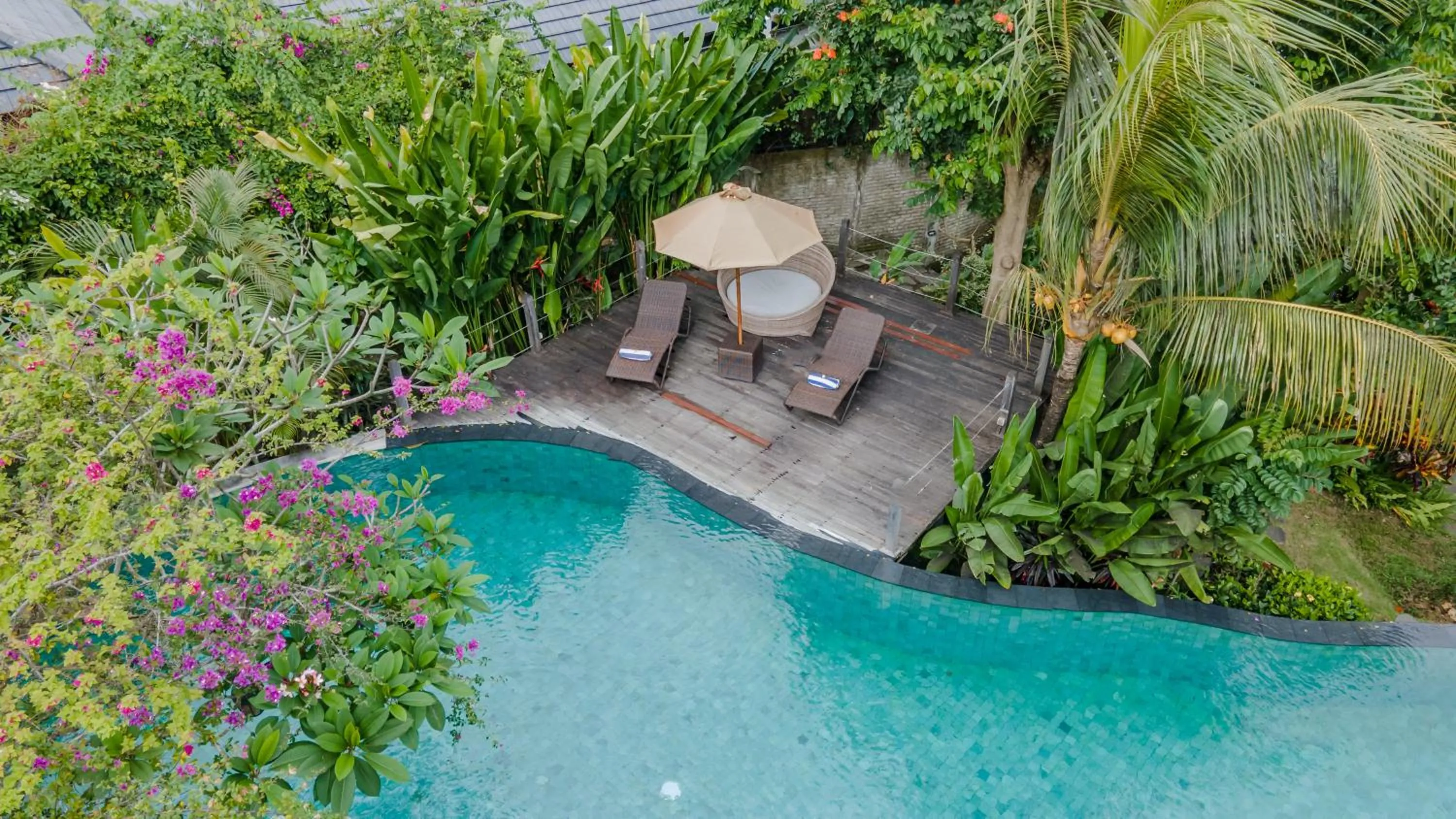 Bird's eye view in Manah Shanti Suites by GenuineHost