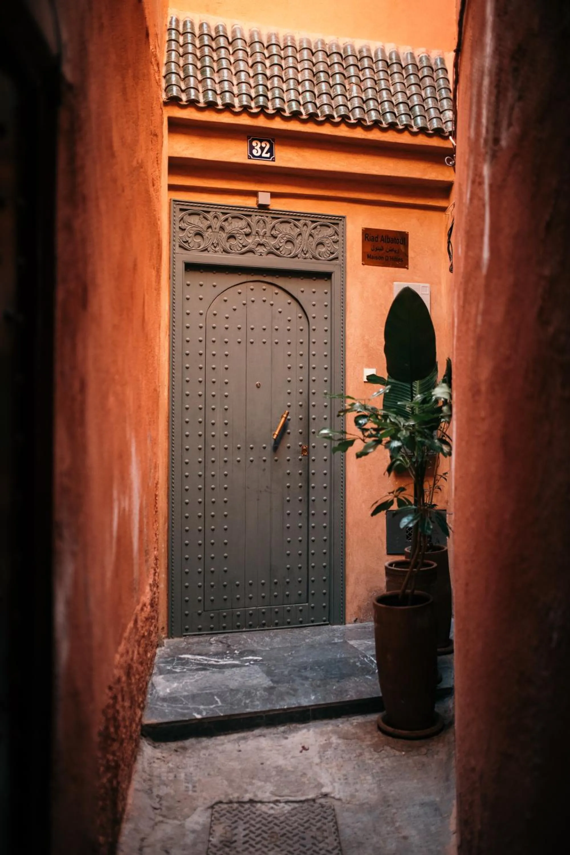 Facade/entrance in Riad Albatoul