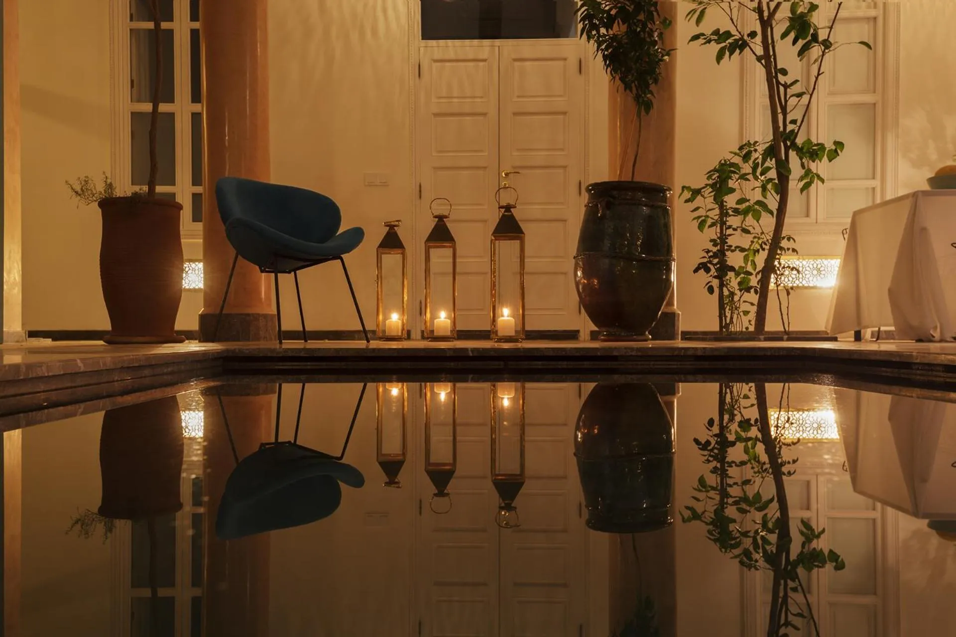 Patio in Riad Albatoul