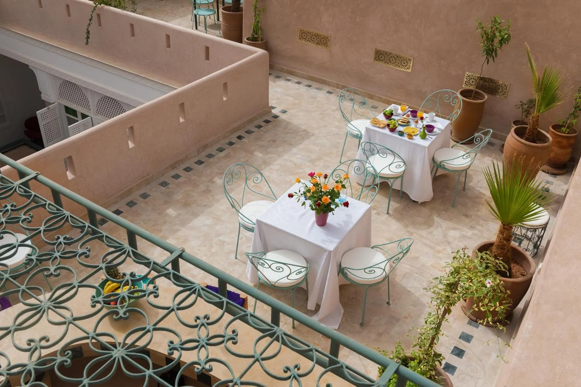Balcony/Terrace in Riad Albatoul