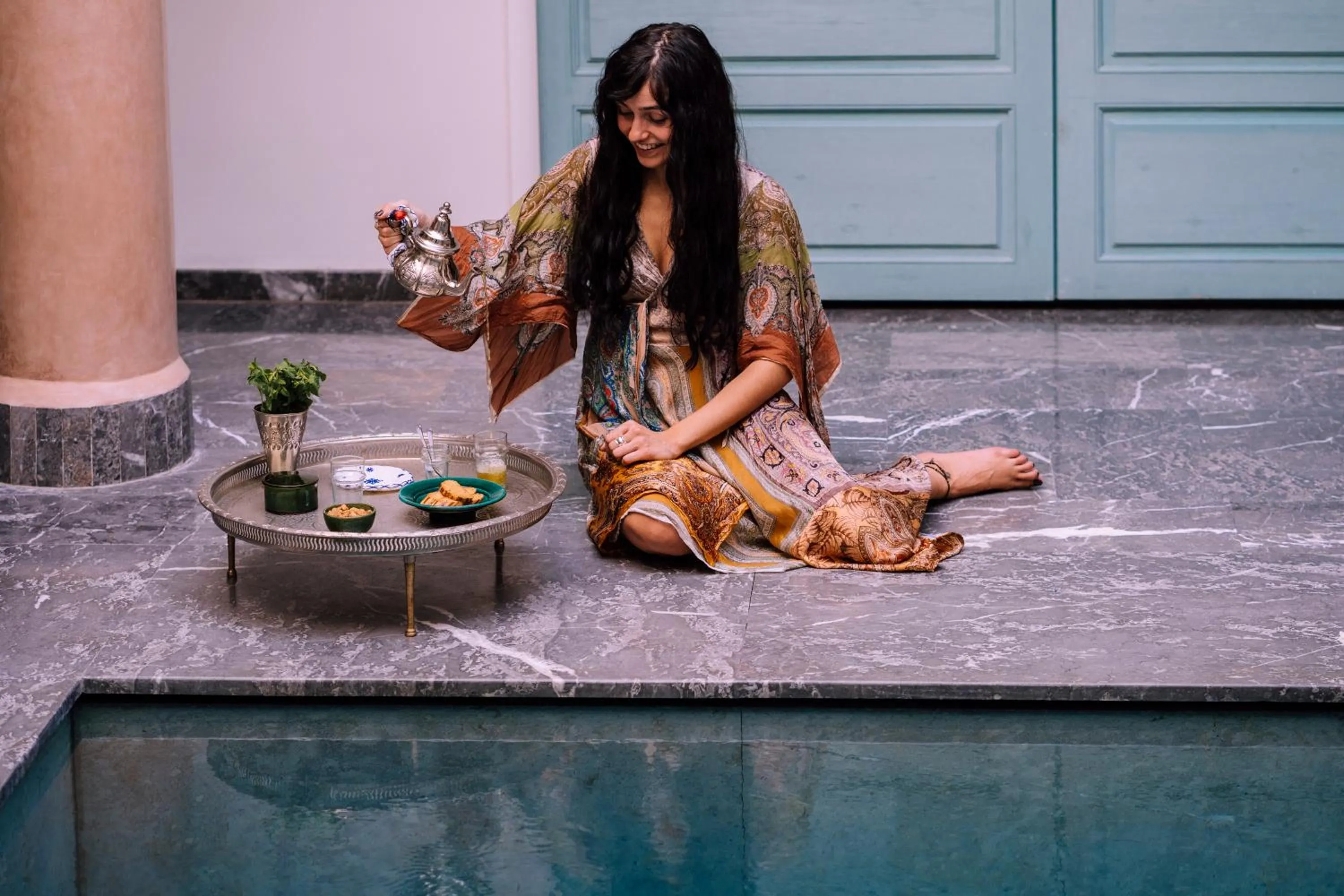 Patio in Riad Albatoul