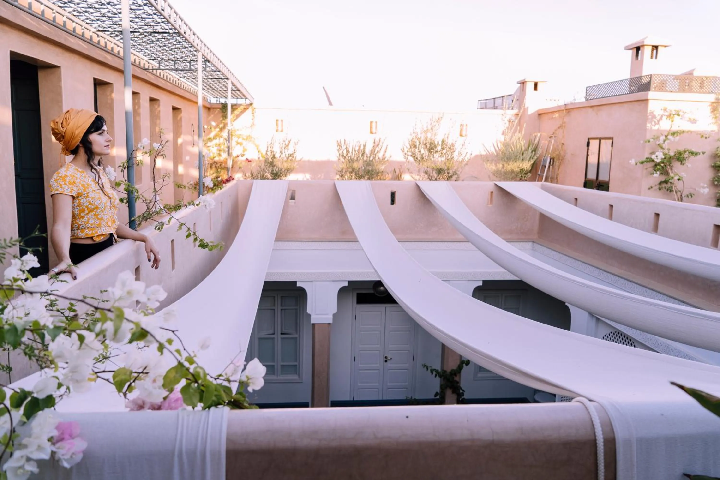 Balcony/Terrace in Riad Albatoul