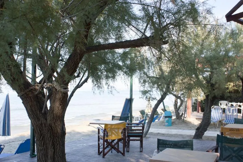 Patio in Anetis Beach Hotel