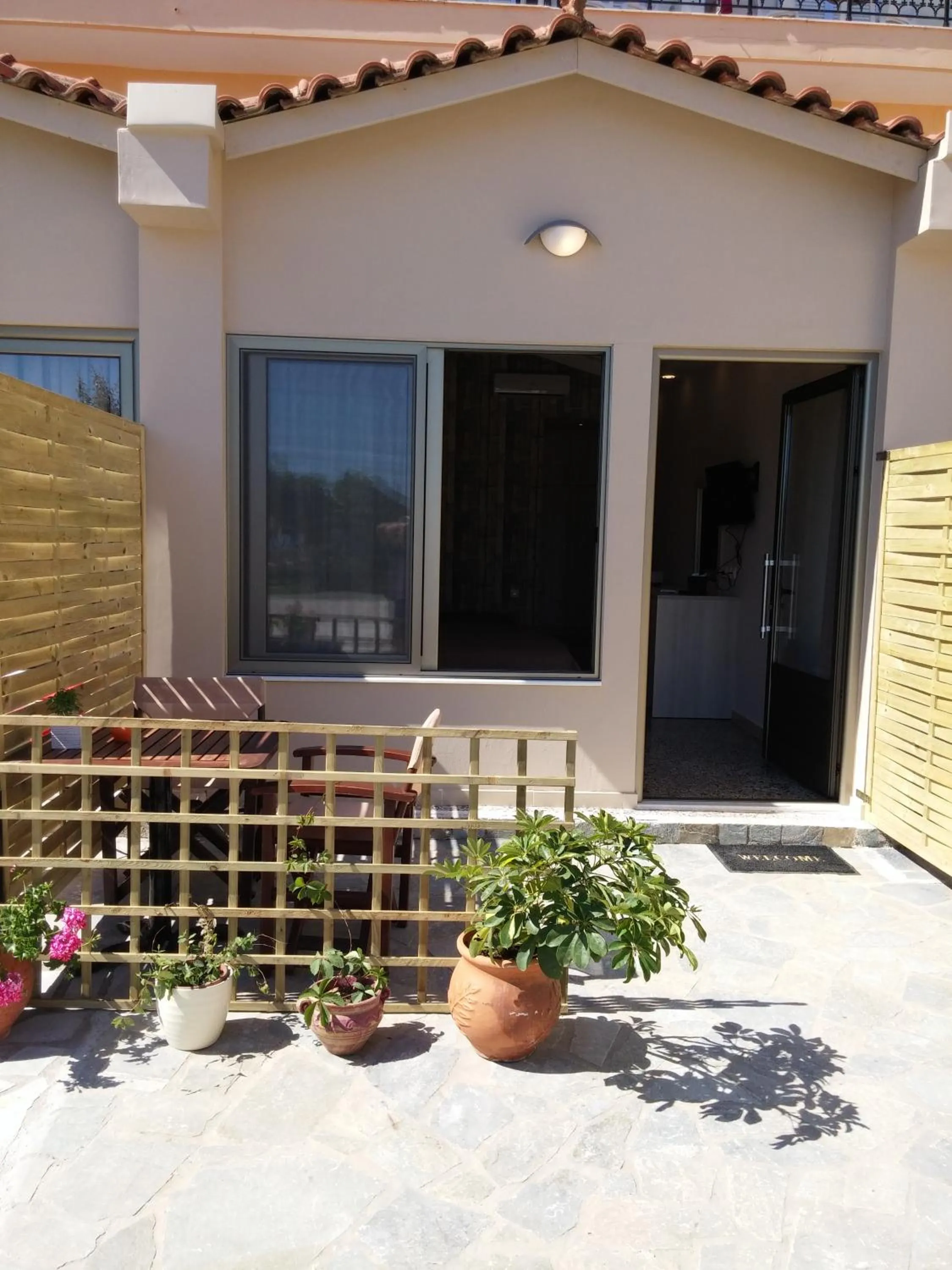 Balcony/Terrace in Anetis Beach Hotel