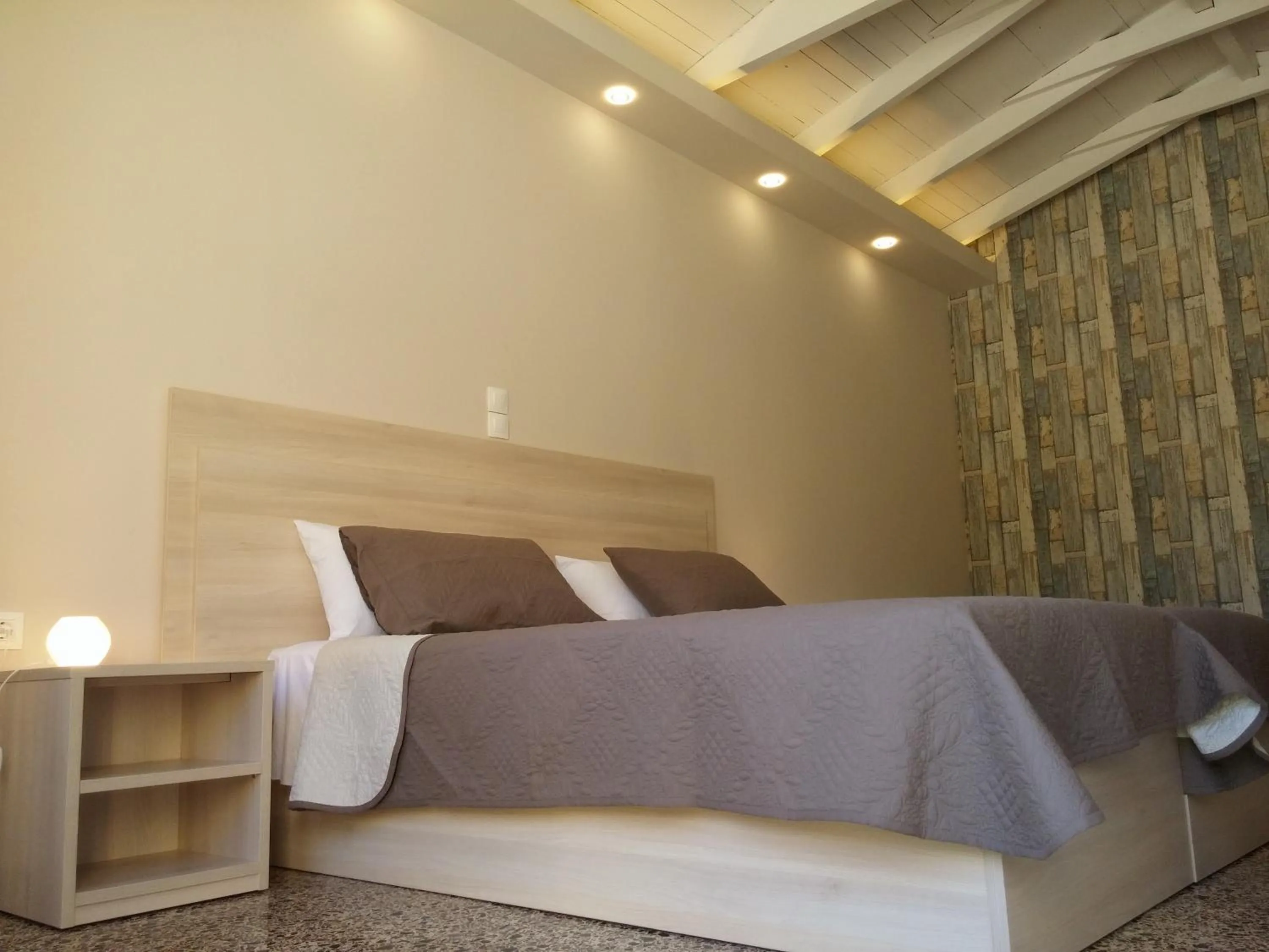 Bed in Anetis Beach Hotel