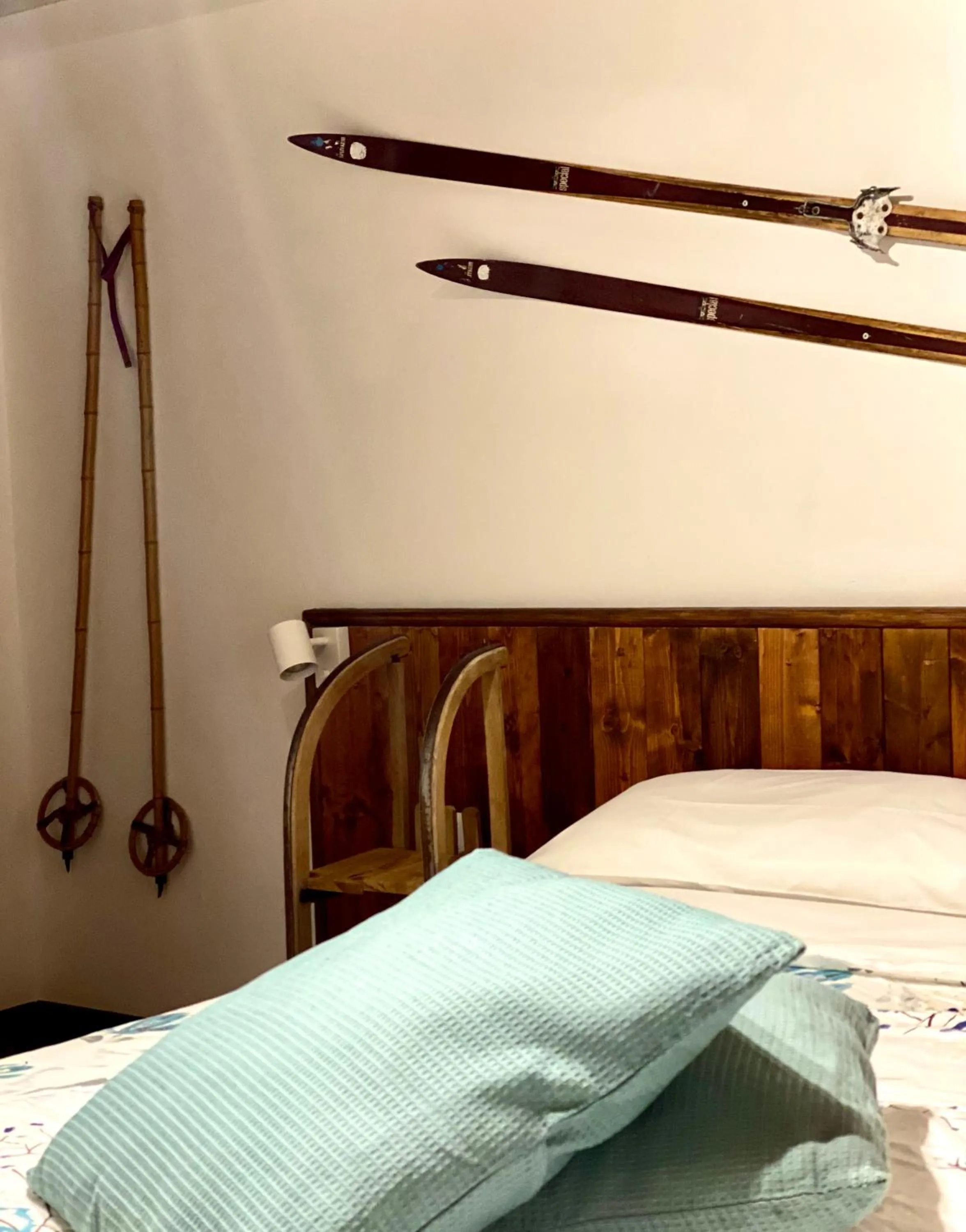 Bed in Enjoy Ledro B&B