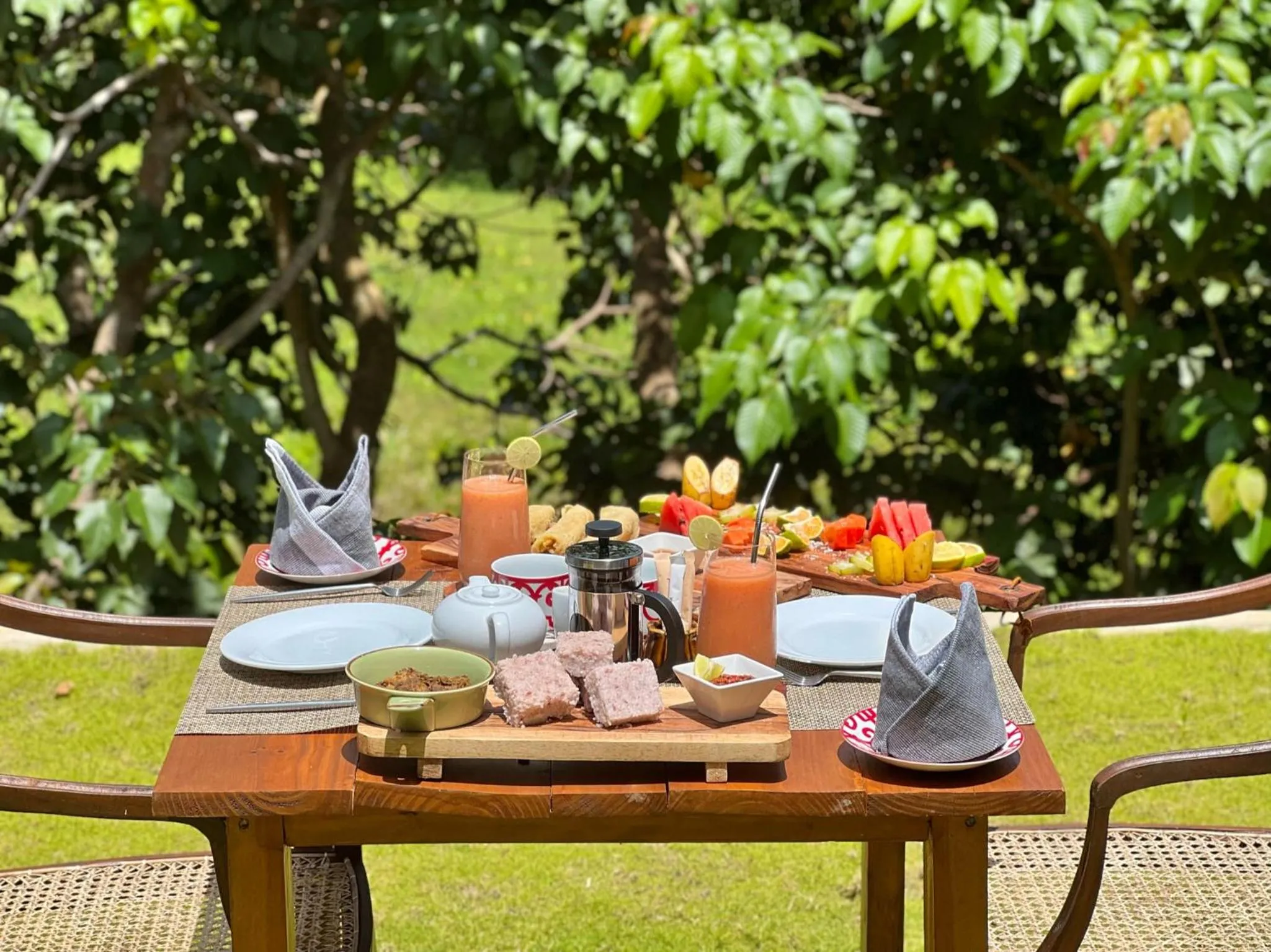 Garden in The Jungle Loft Galle