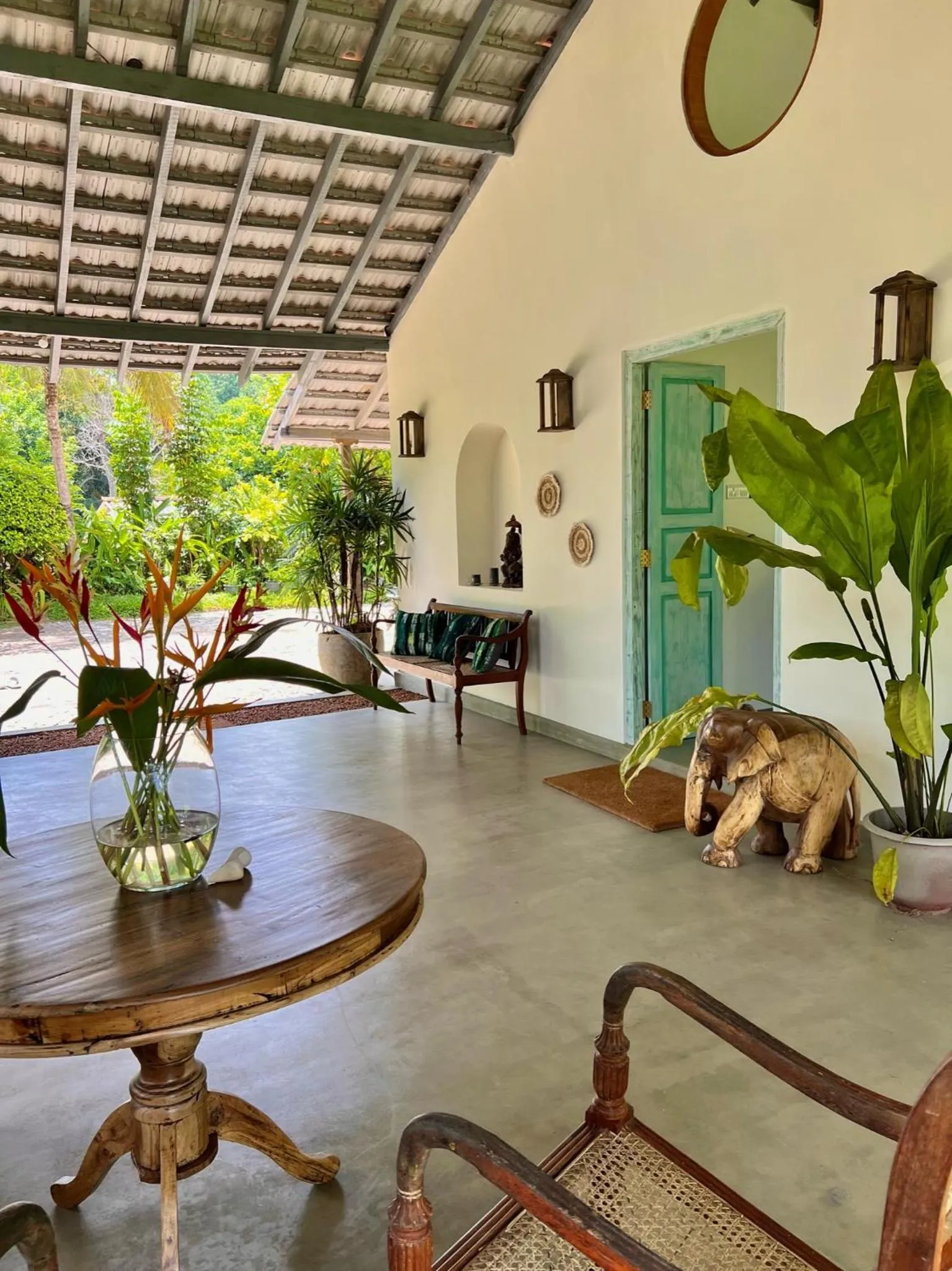 Lobby or reception in The Jungle Loft Galle