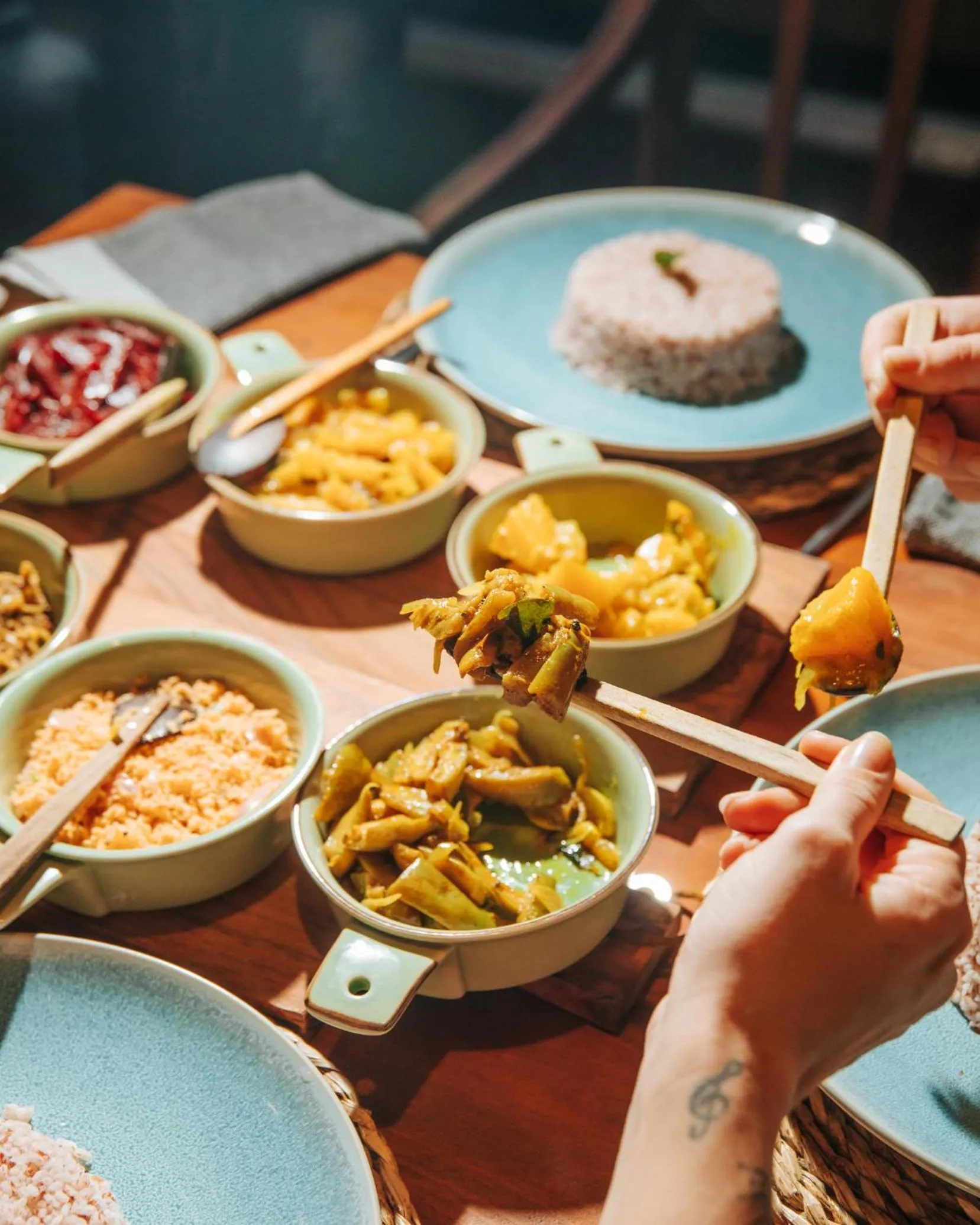 Food and drinks in The Jungle Loft Galle