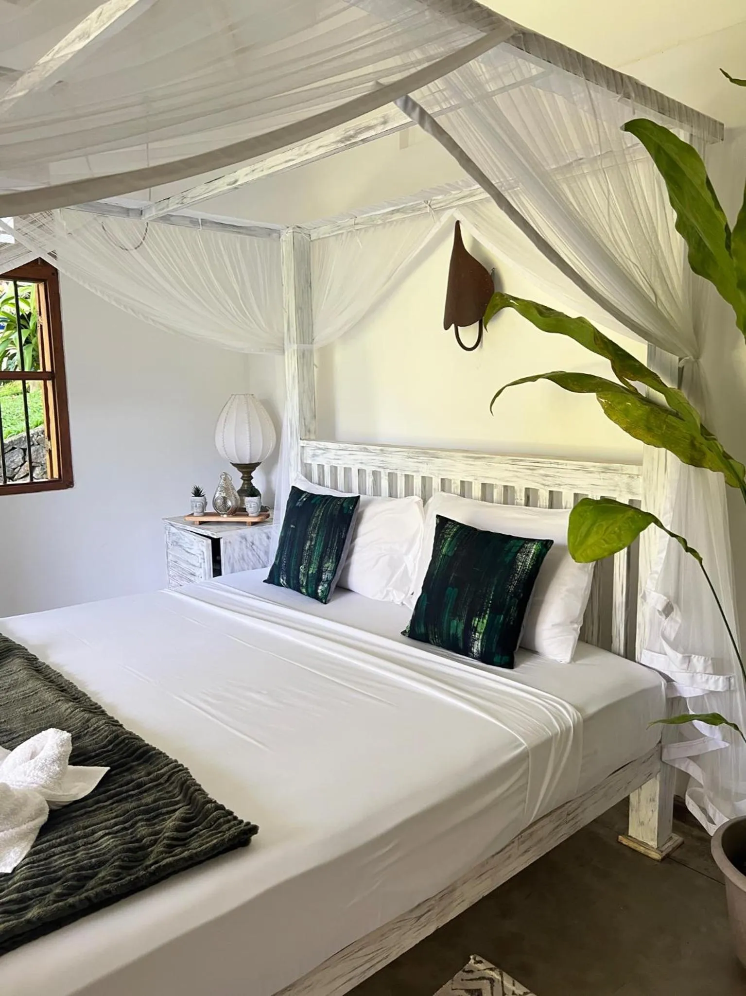 Bedroom, Bed in The Jungle Loft Galle