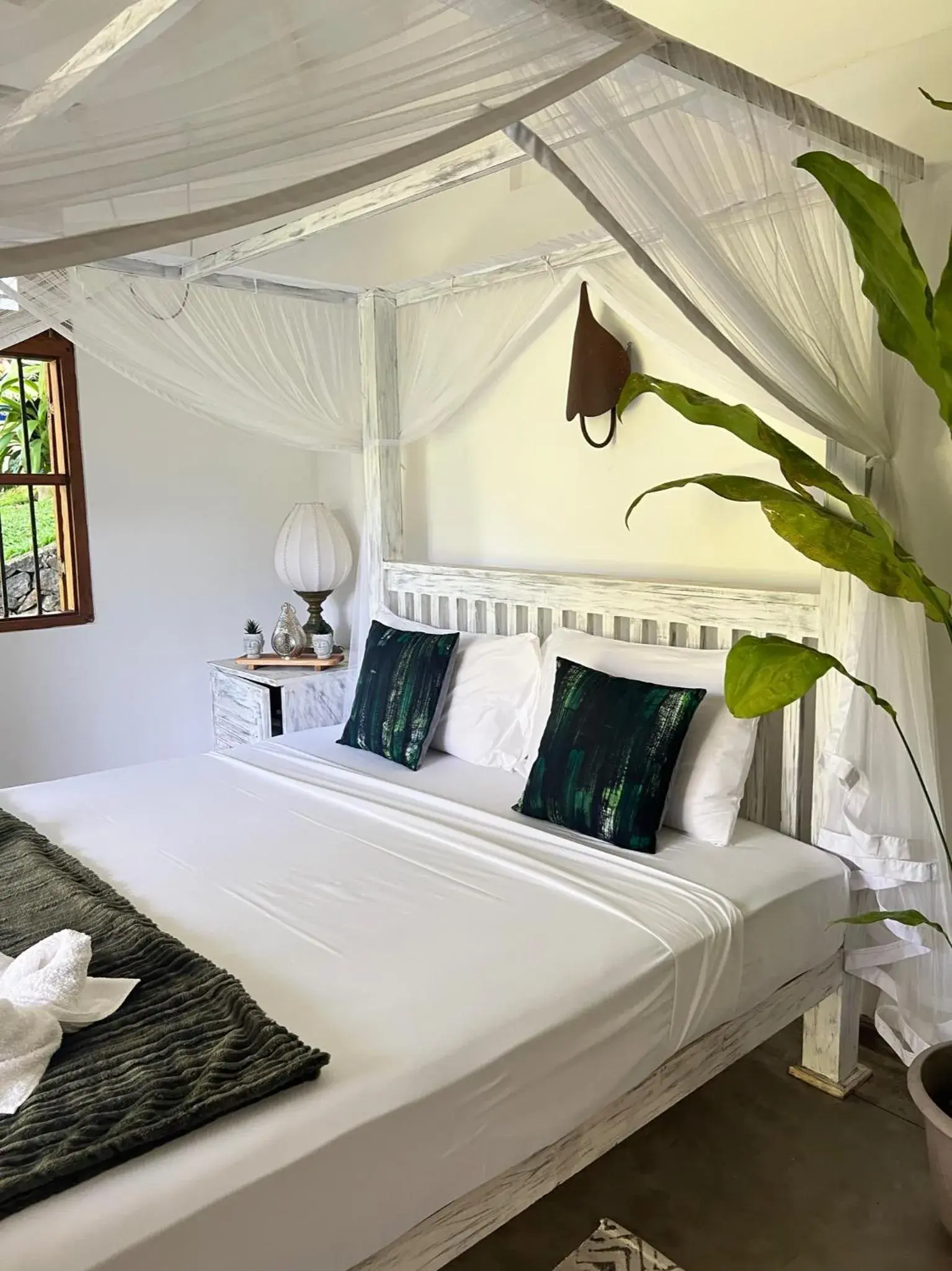 Bedroom, Bed in The Jungle Loft Galle Bedroom, Bed in The Jungle Loft Galle