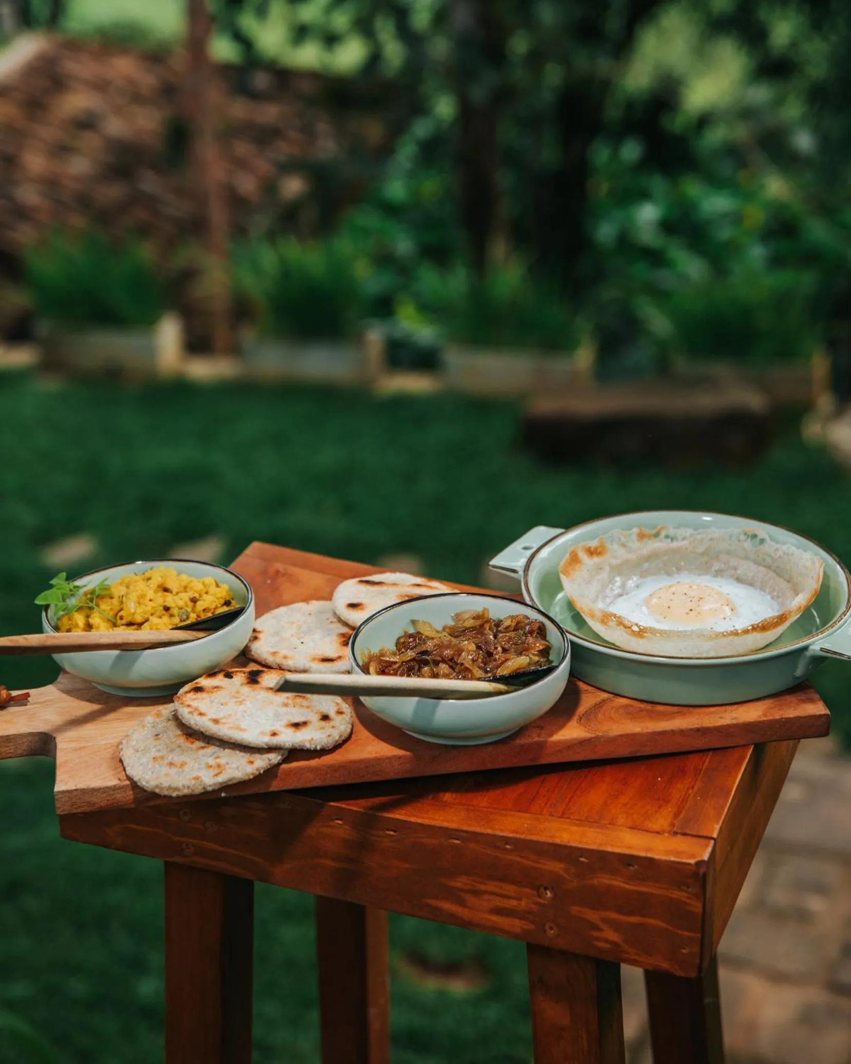 Food in The Jungle Loft Galle