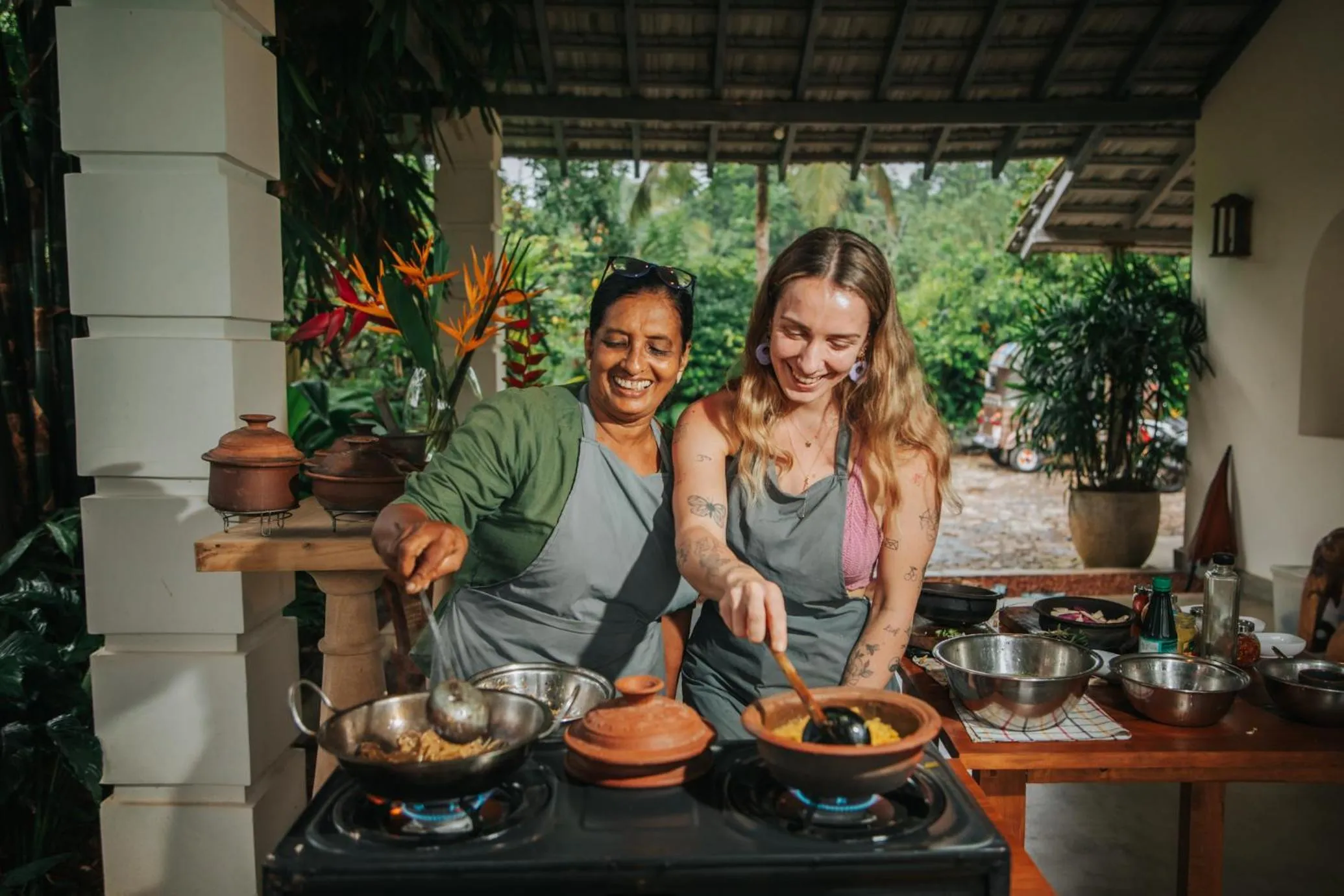 Restaurant/places to eat in The Jungle Loft Galle