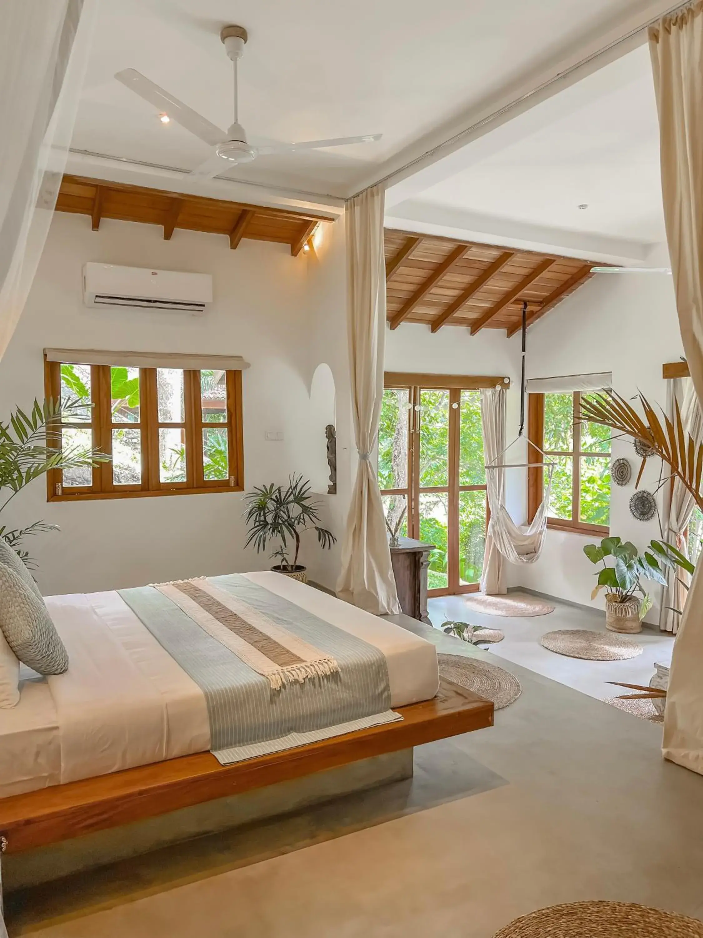 Bedroom, Bed in The Jungle Loft Galle Bedroom, Bed in The Jungle Loft Galle