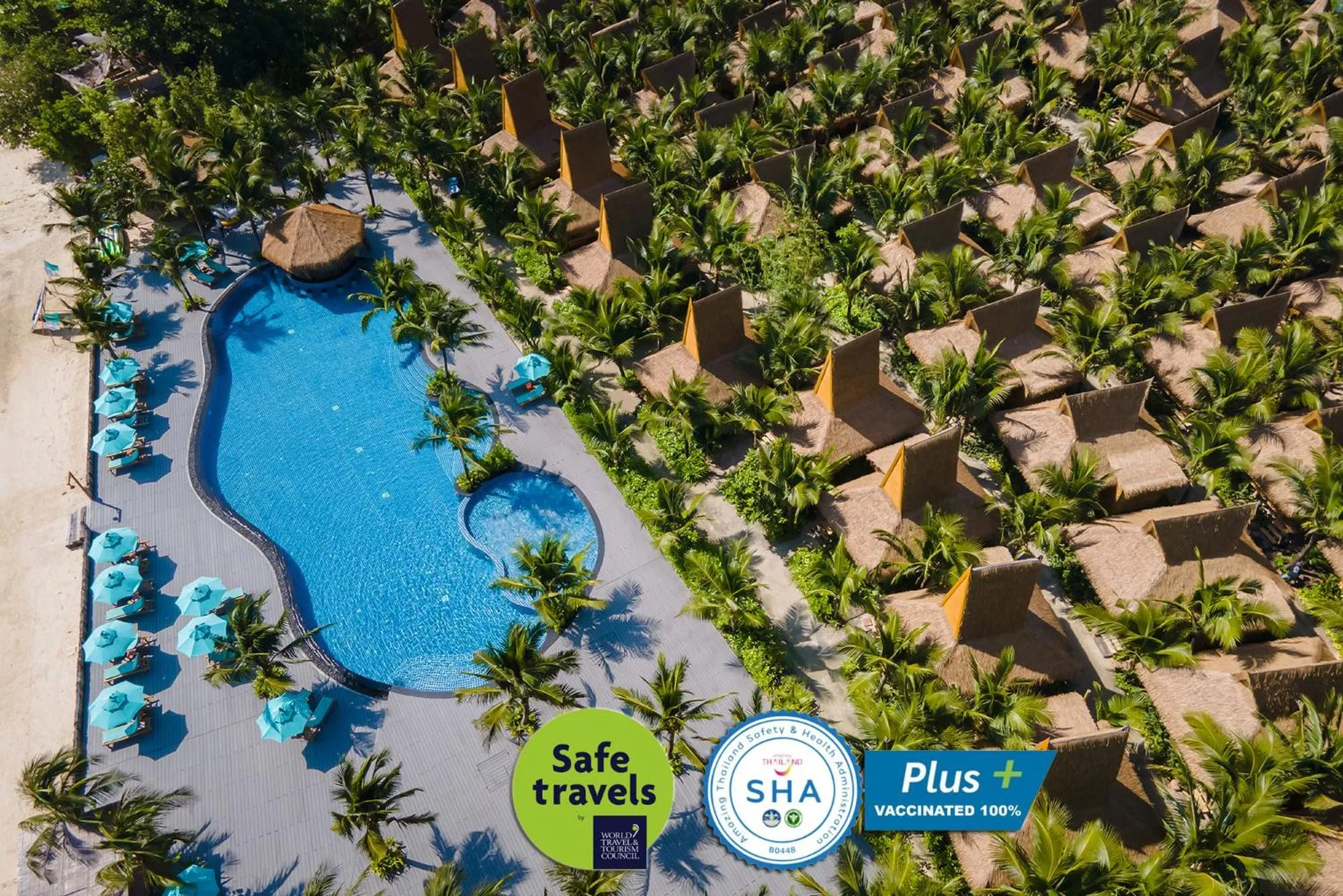 Pool view in Phi Phi CoCo Beach Resort