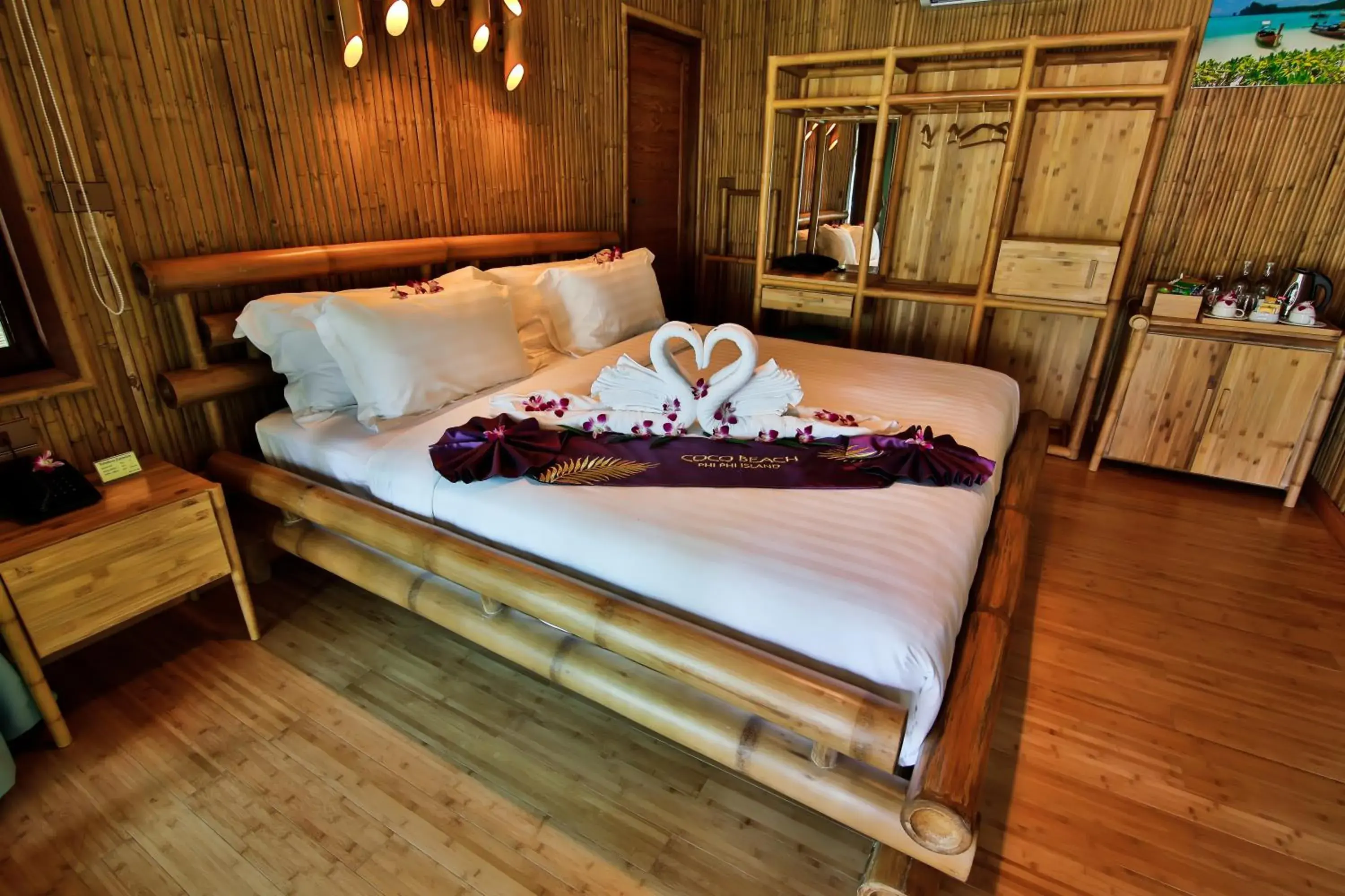 Bedroom, Bed in Phi Phi CoCo Beach Resort Bedroom, Bed in Phi Phi CoCo Beach Resort
