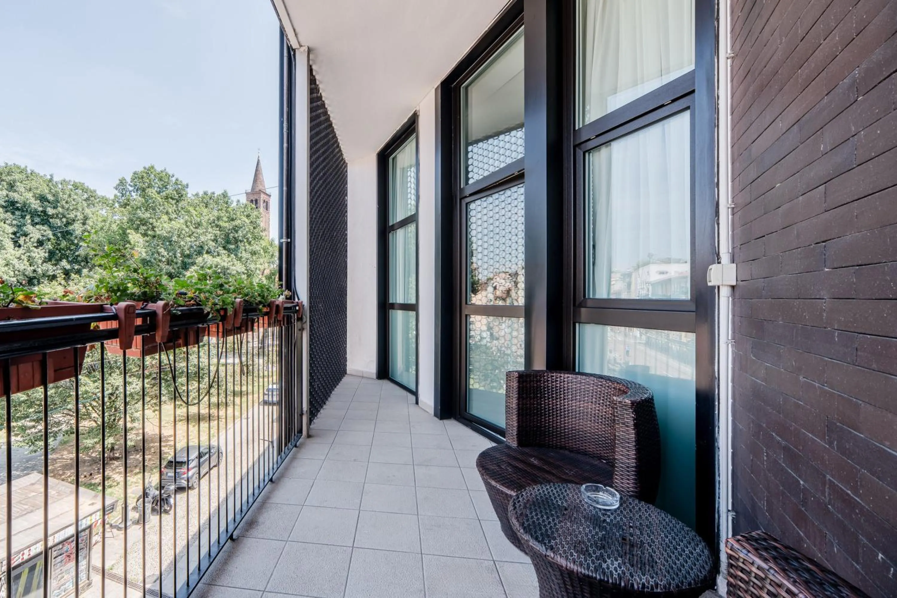 Balcony/Terrace in Hotel Milano Navigli