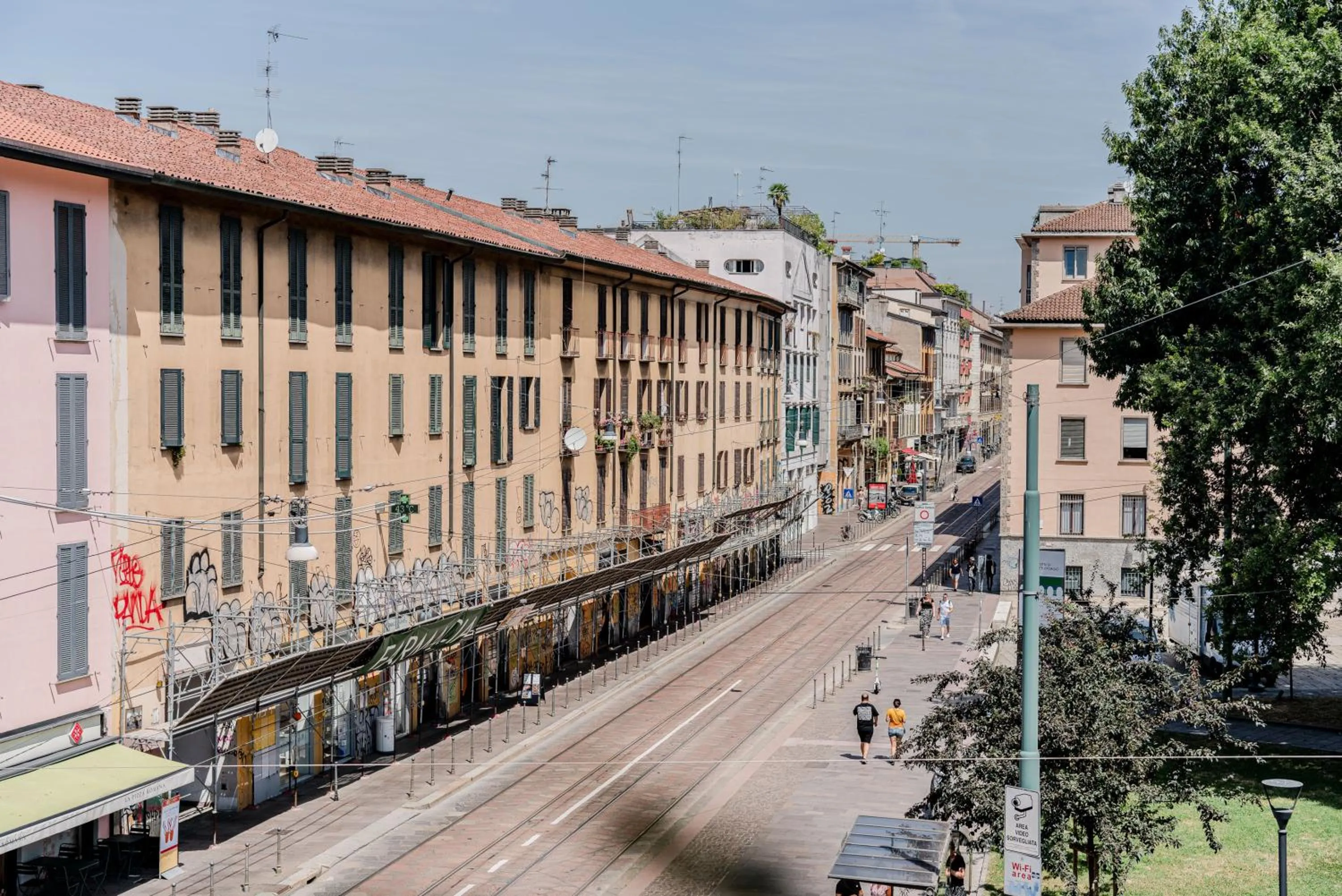 City view in Hotel Milano Navigli