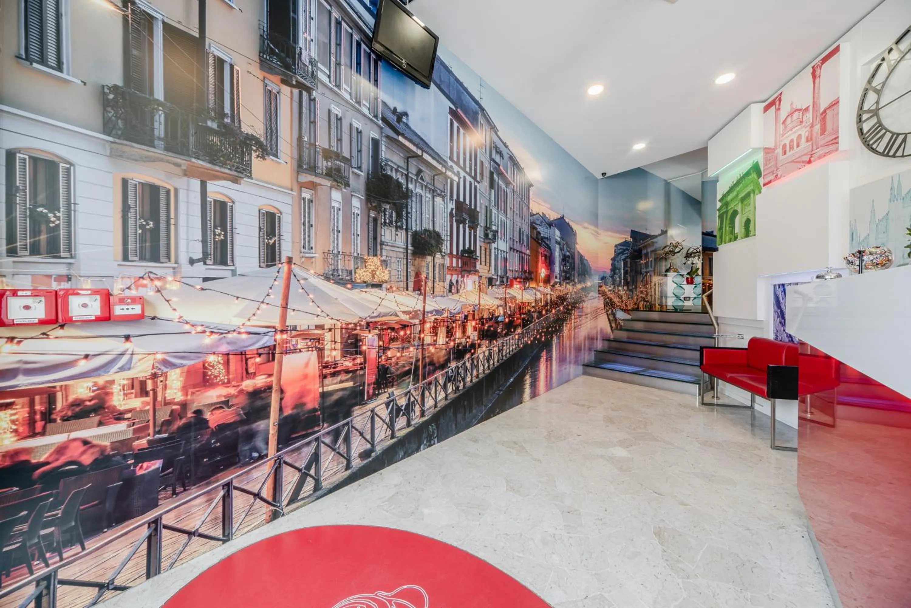 Lobby or reception in Hotel Milano Navigli