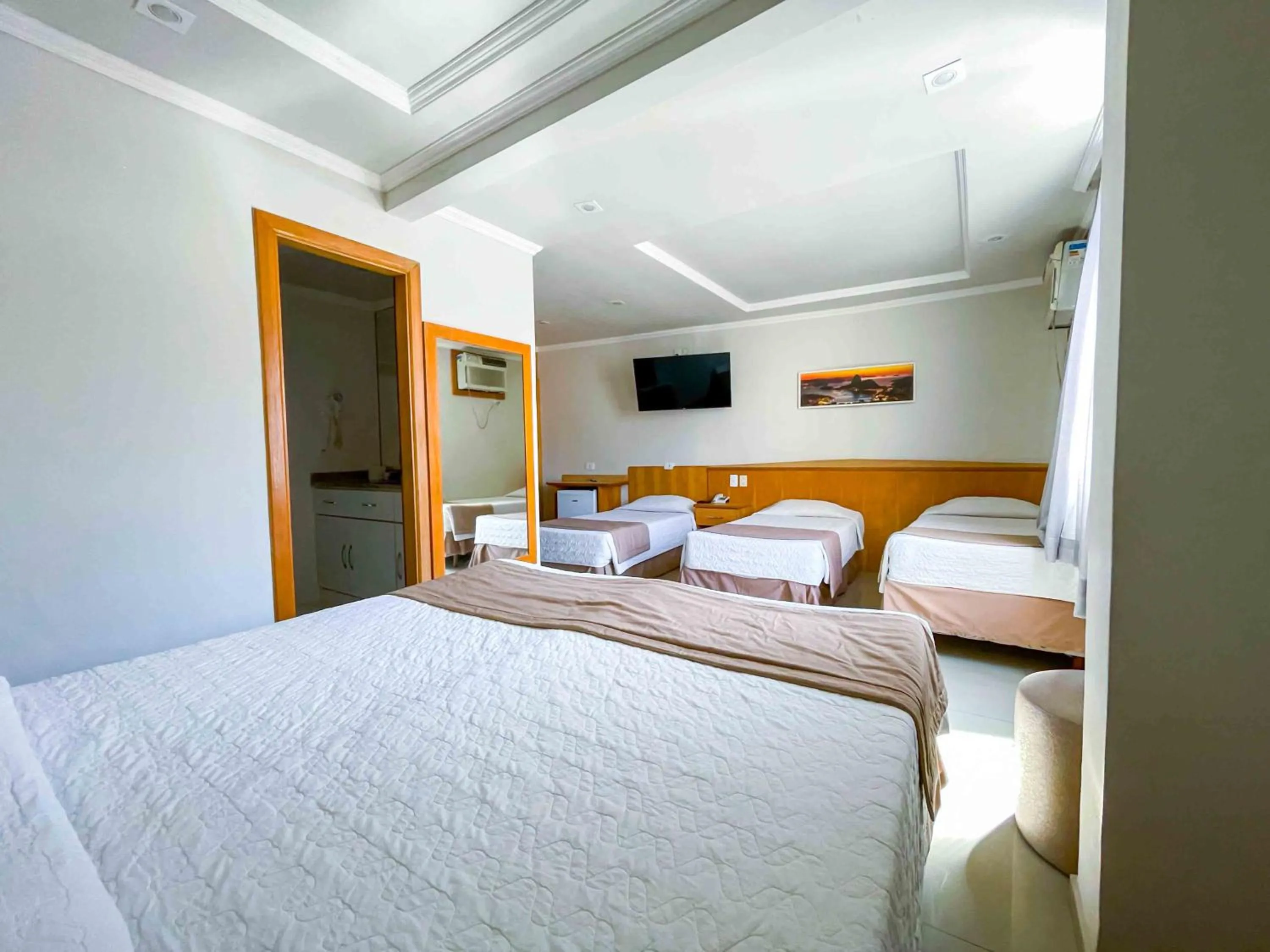 Bed in Saionara Hotel