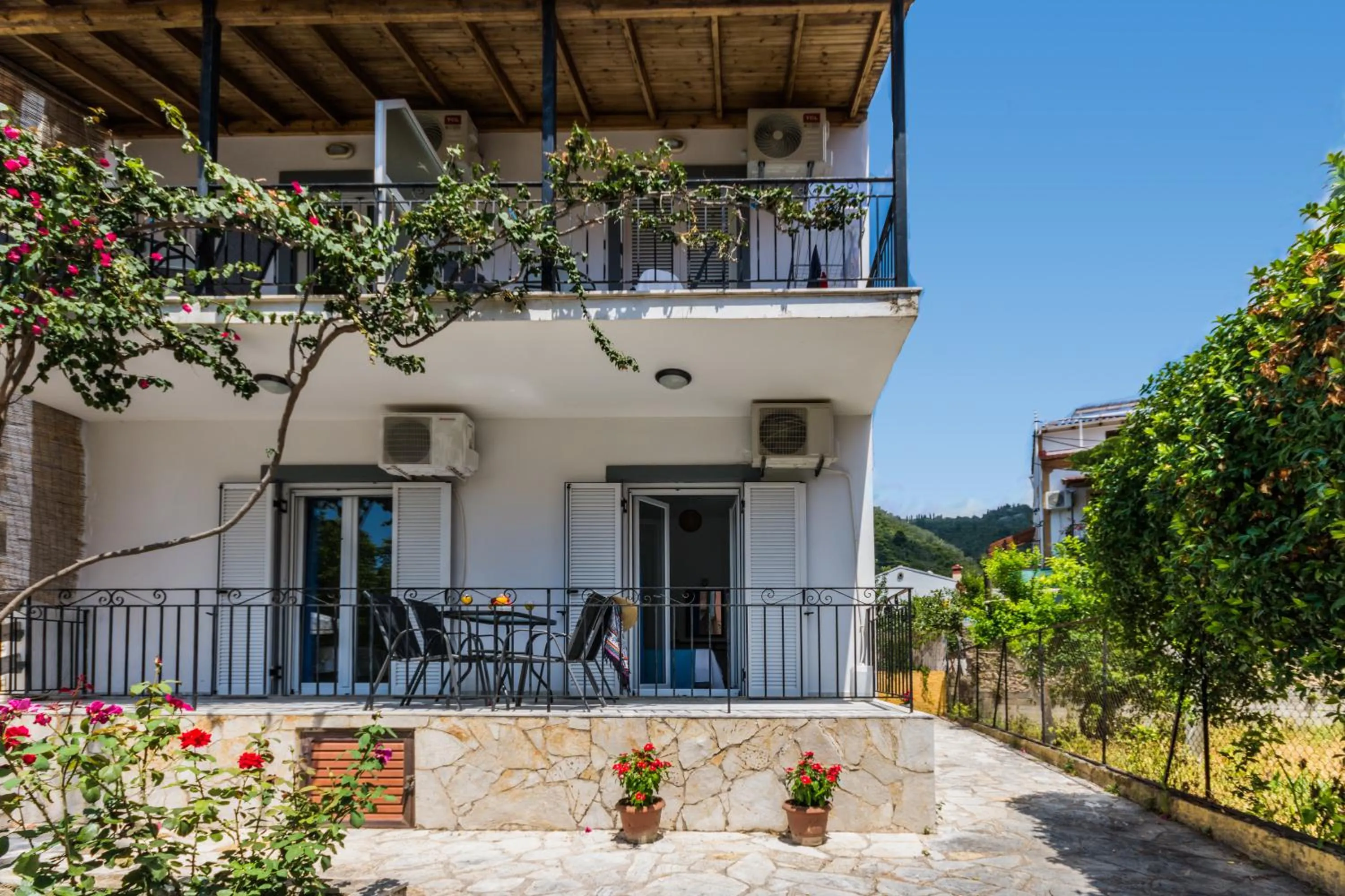 Facade/entrance in Irini Apartments and Studios