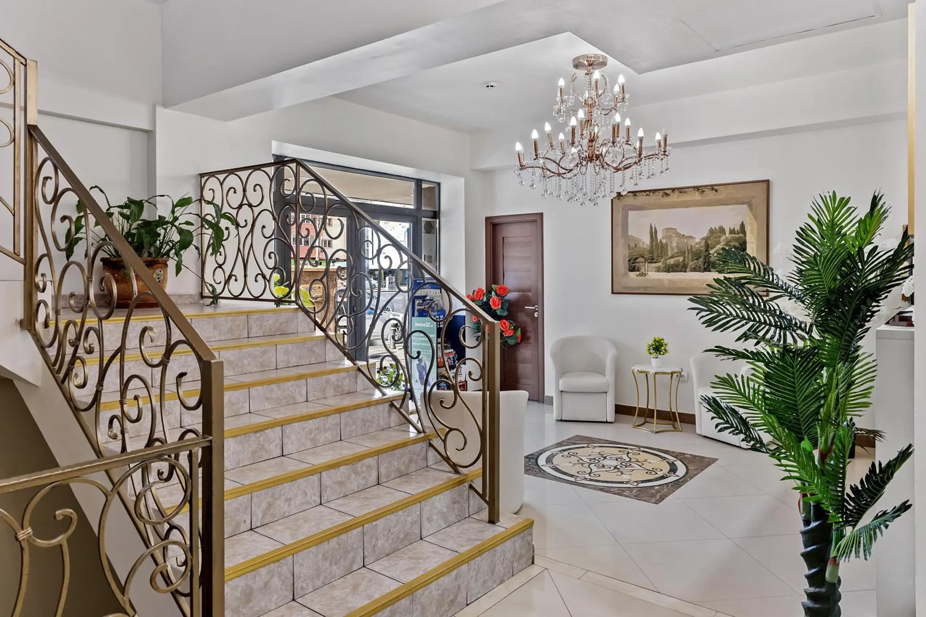 Lobby or reception in Lina Hotel Lobby or reception in Lina Hotel