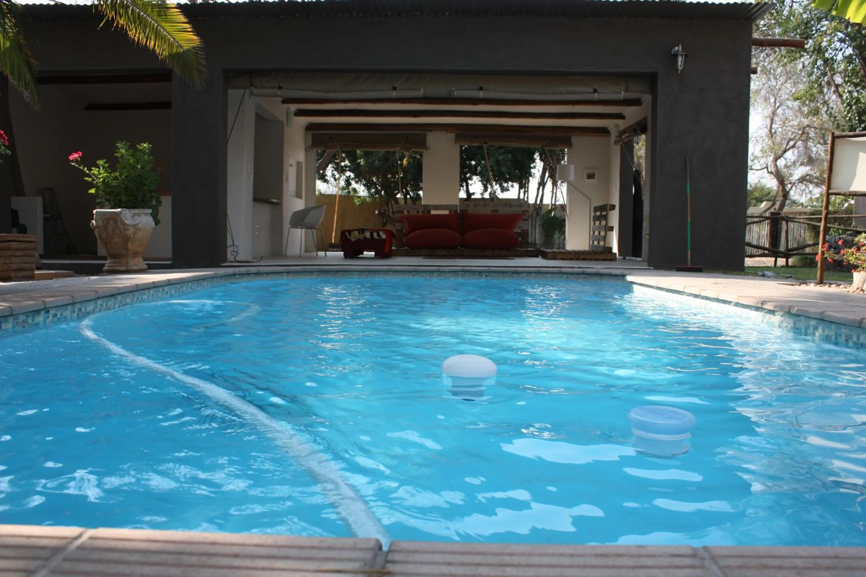 Swimming pool in Bush Pillow Guest House