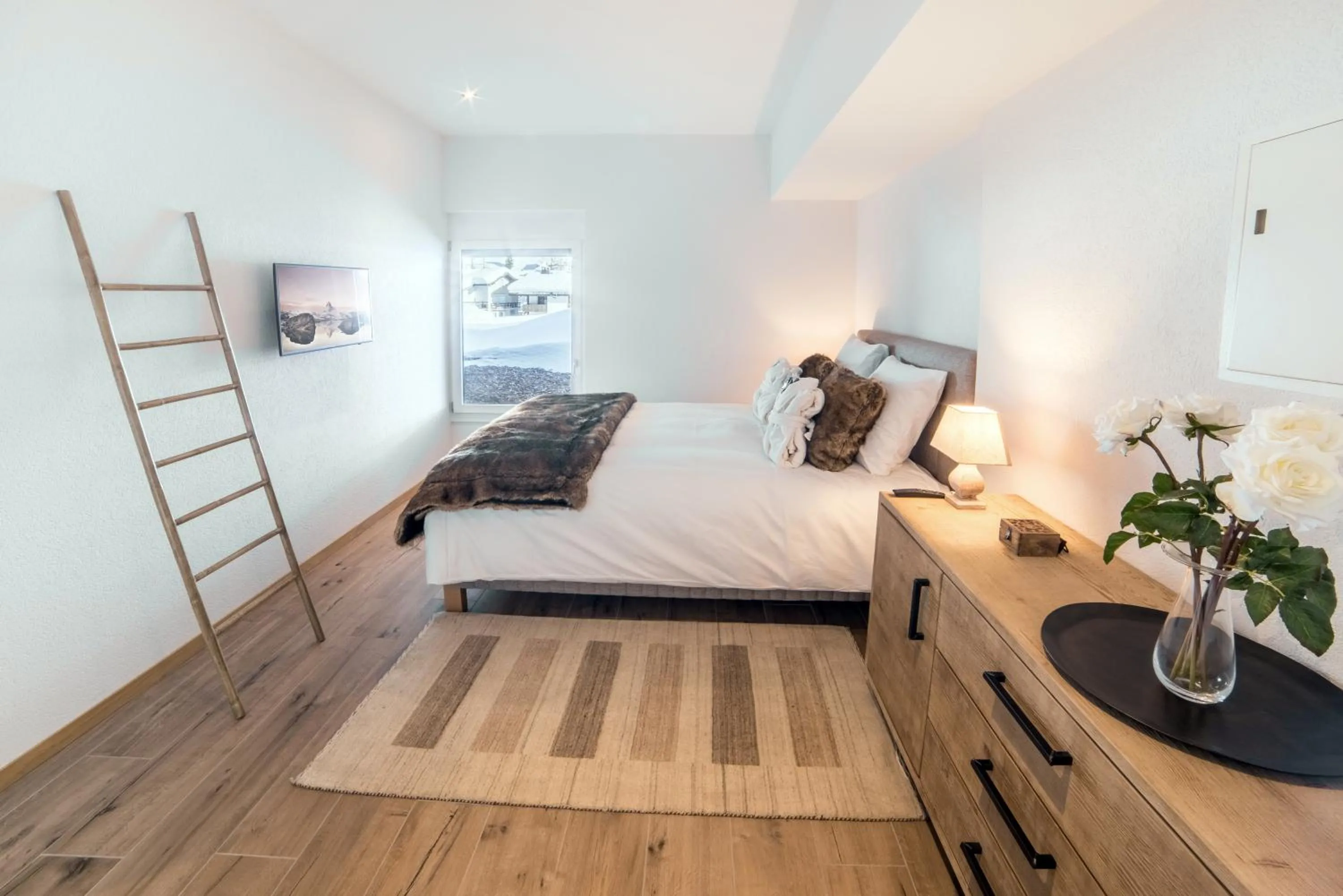 Bedroom, Bed in Haus Andy