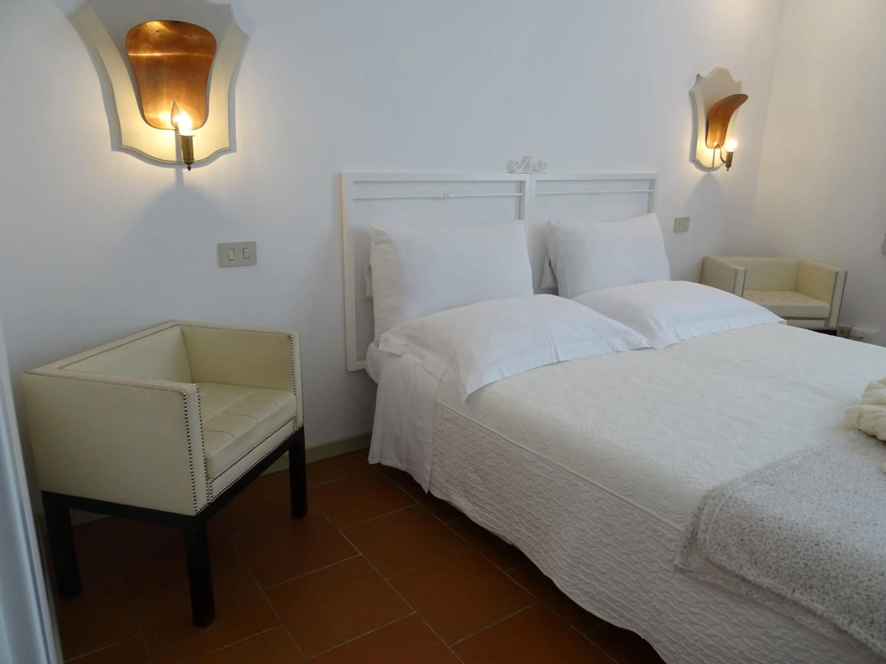 Bed in CharmeRooms Villa Moroni