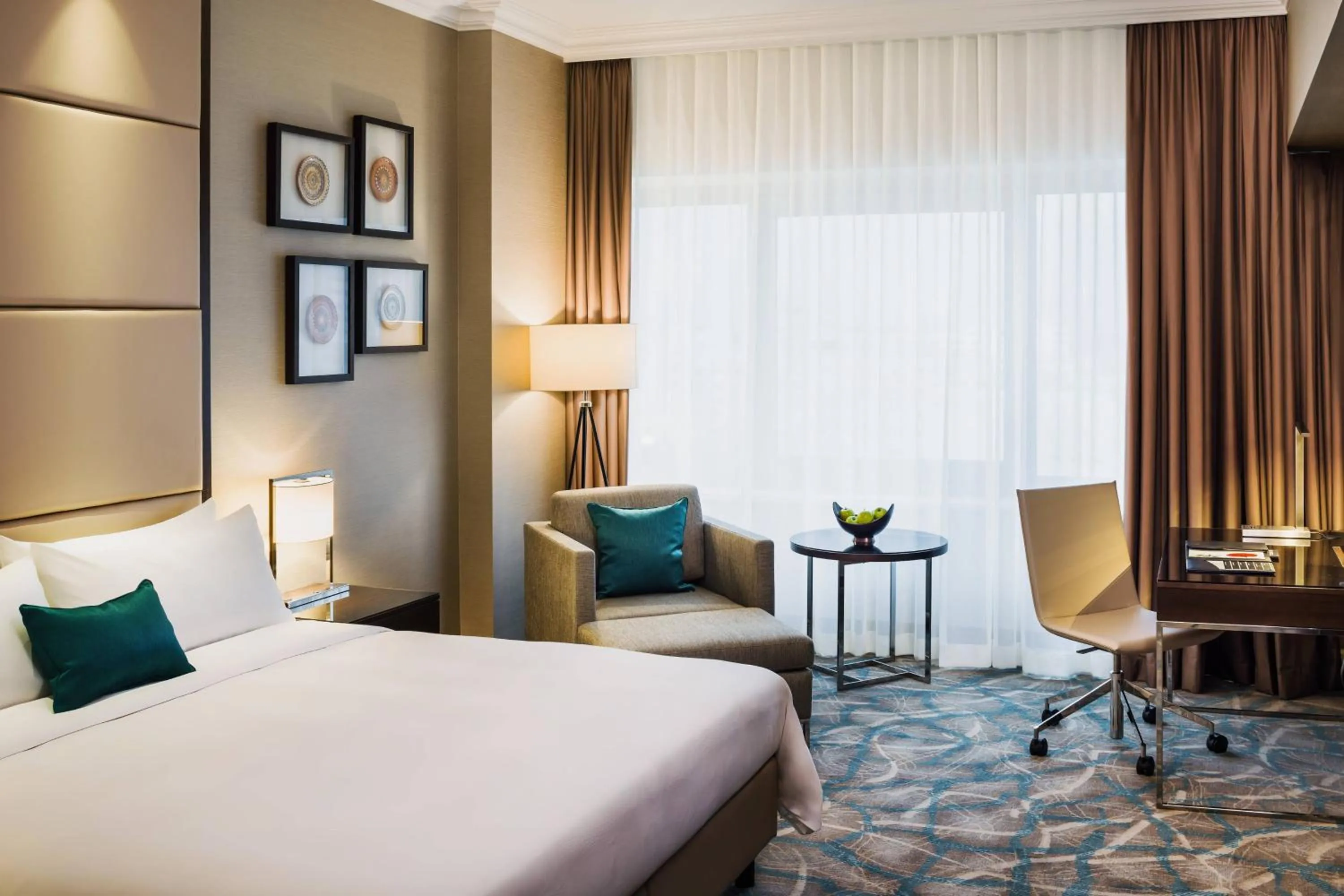 Photo of the whole room, Bed in JW Marriott Bucharest Grand Hotel