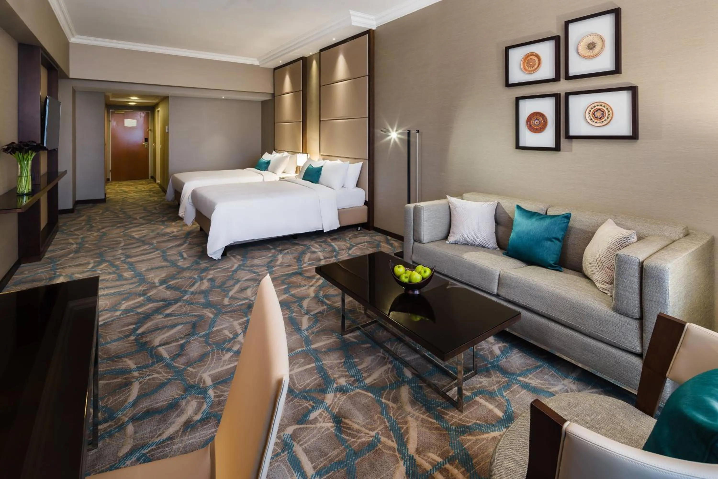 Photo of the whole room, Bed in JW Marriott Bucharest Grand Hotel