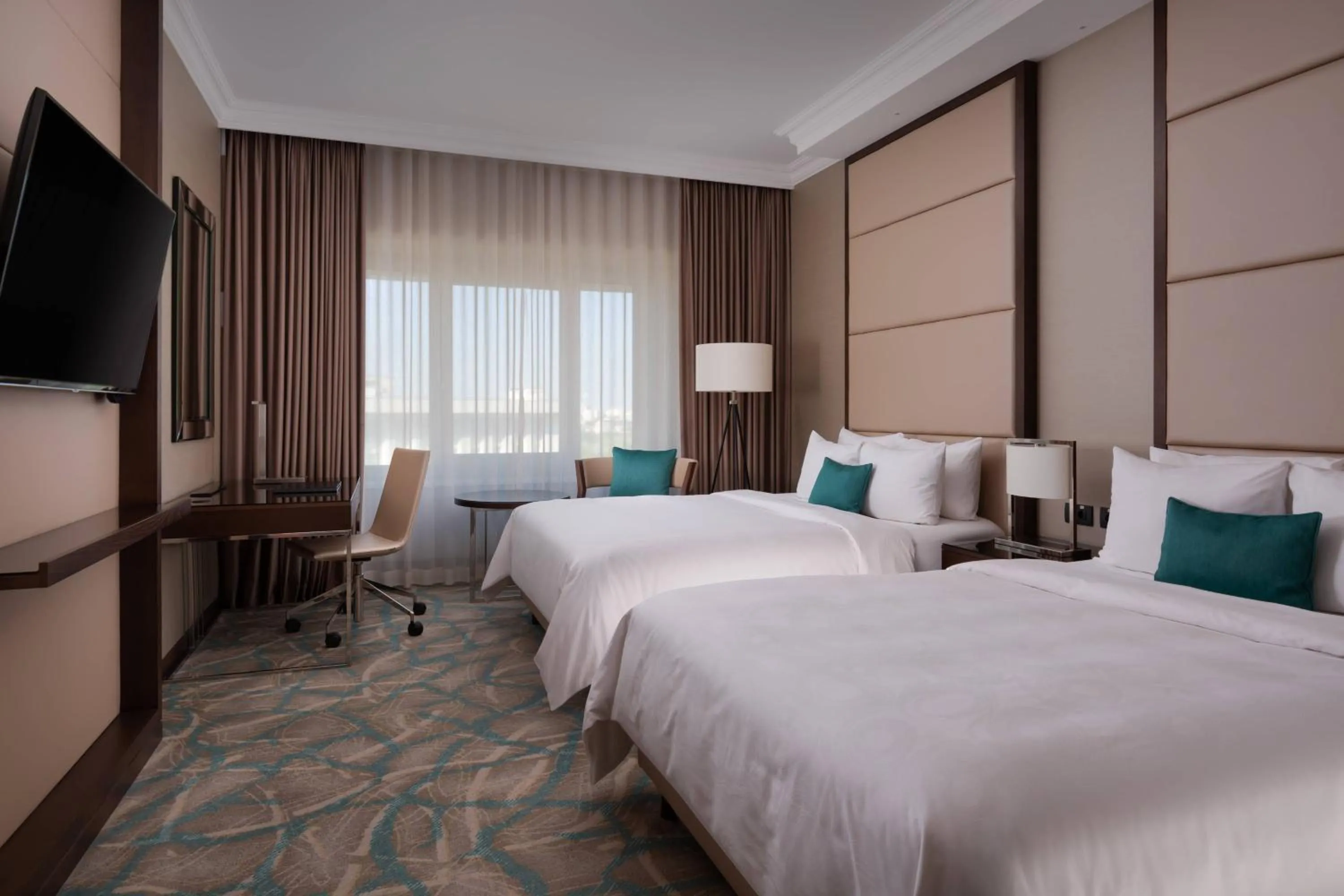 Photo of the whole room, Bed in JW Marriott Bucharest Grand Hotel