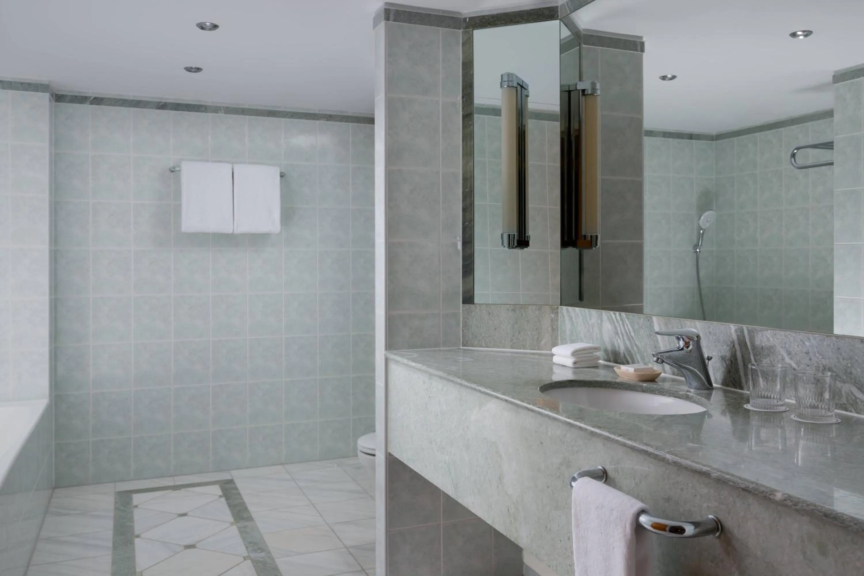 Bathroom in JW Marriott Bucharest Grand Hotel