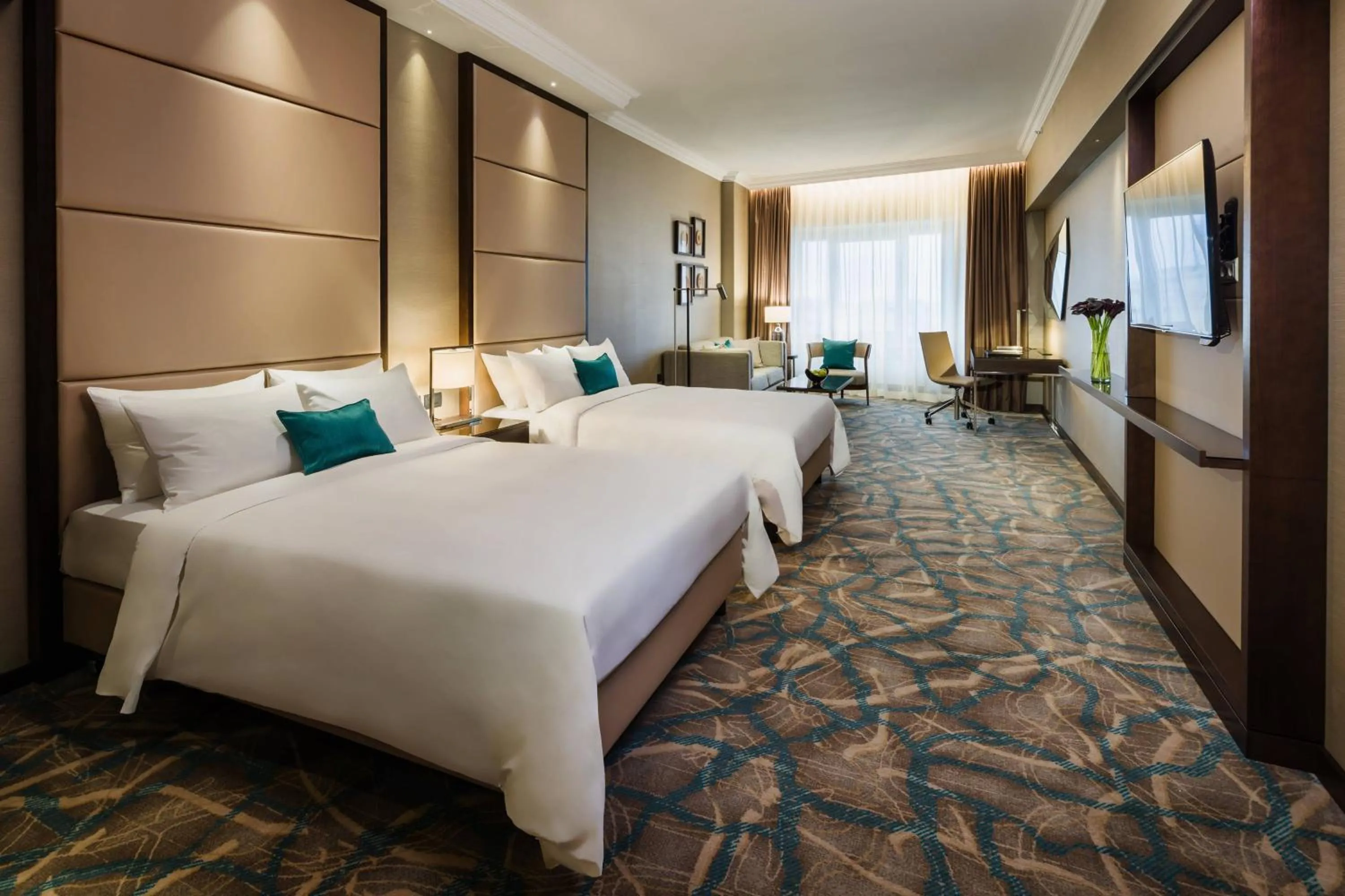 Photo of the whole room, Bed in JW Marriott Bucharest Grand Hotel