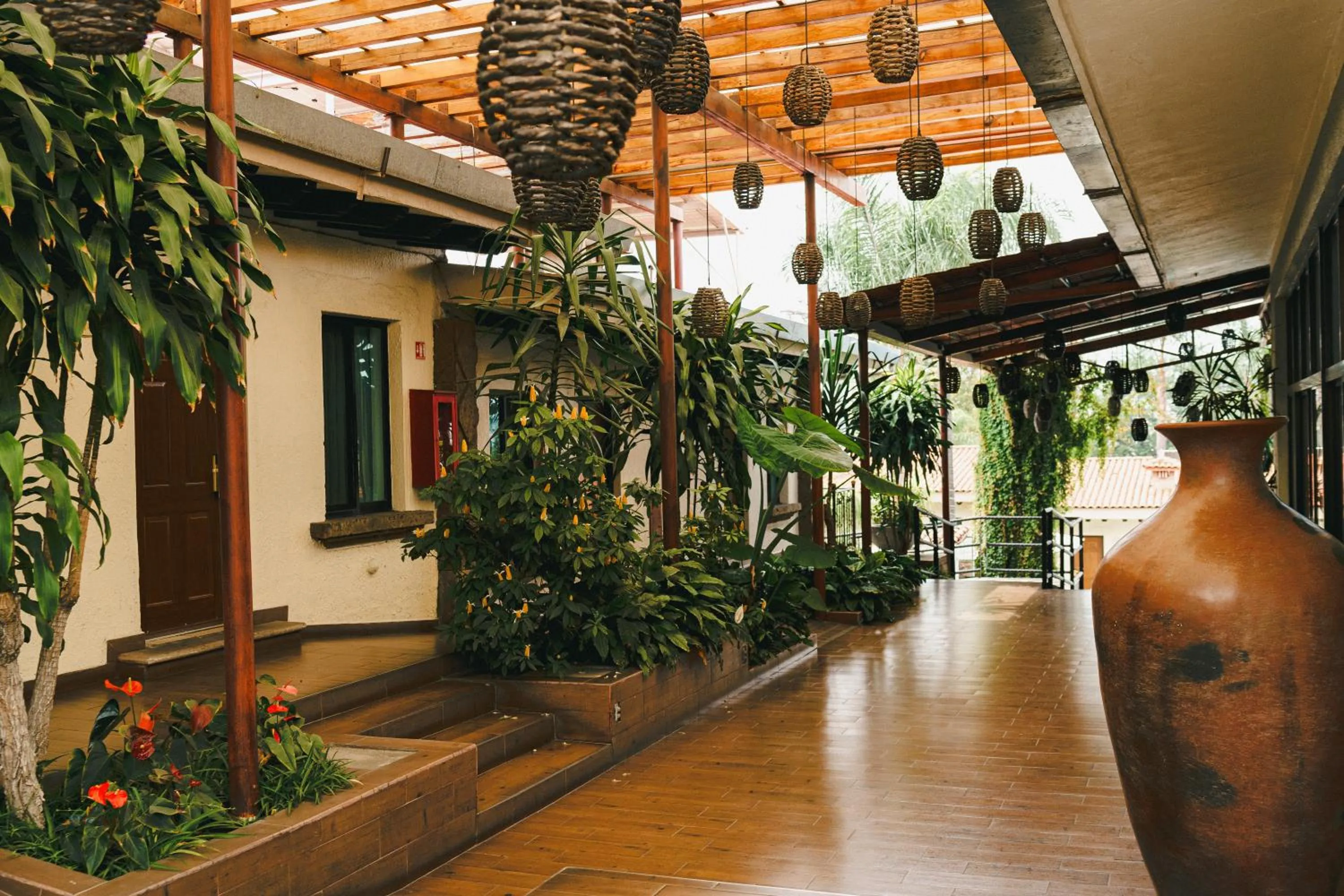 Patio in Hotel Posada Virreyes