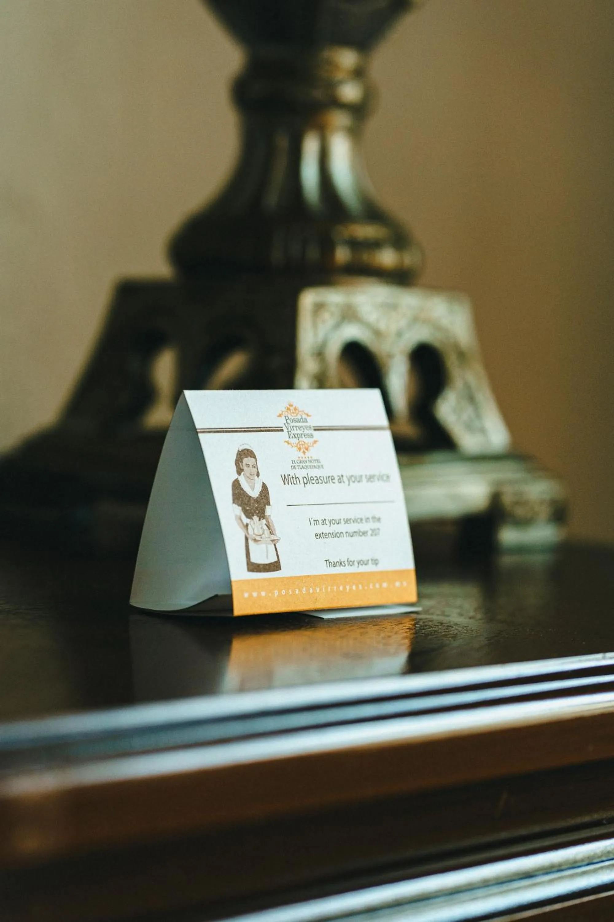 room service in Hotel Posada Virreyes