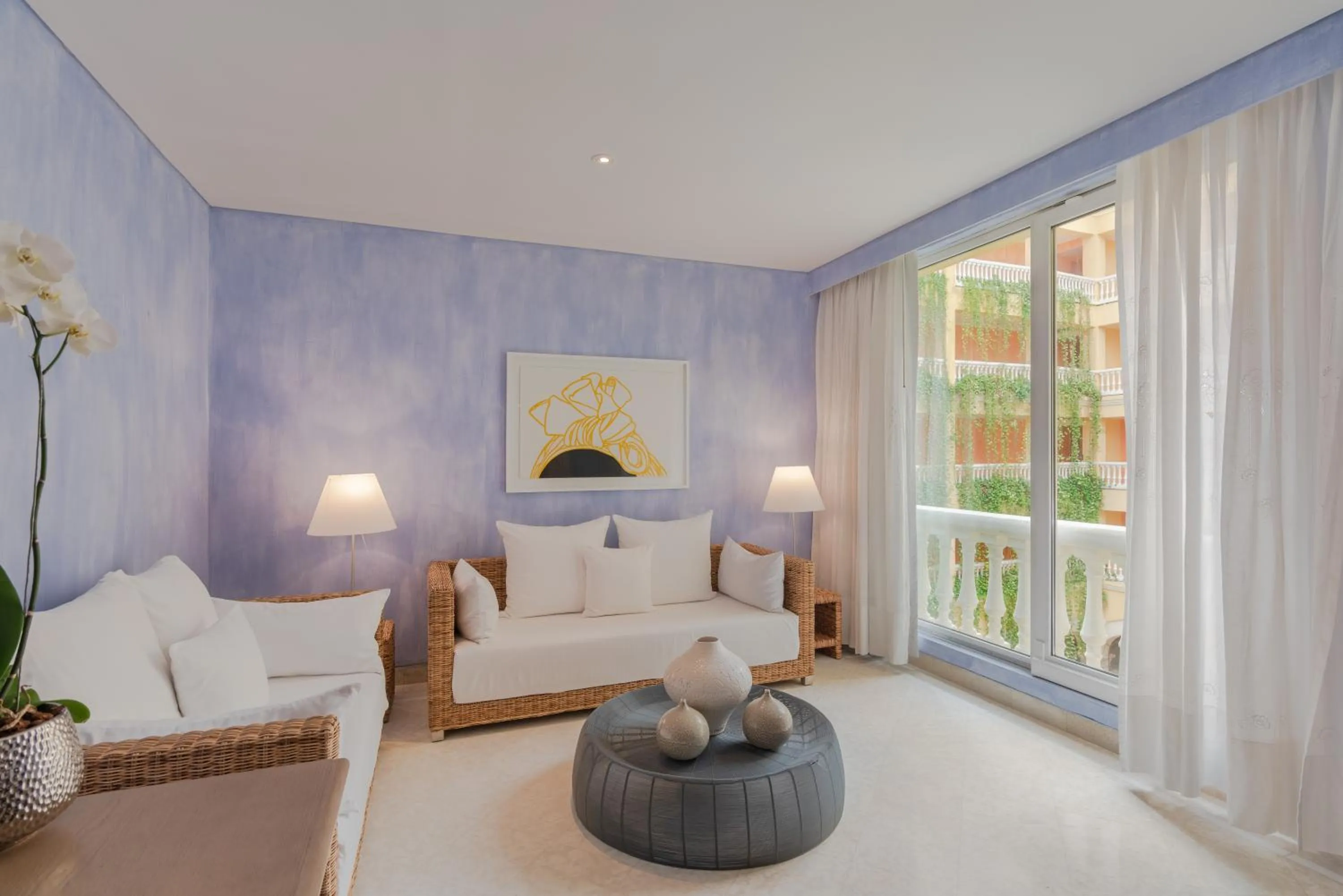 View (from property/room), Bed in Charleston Santa Teresa Cartagena