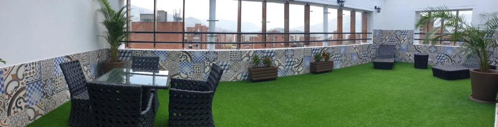 Property building in Hotel Golden Palermo