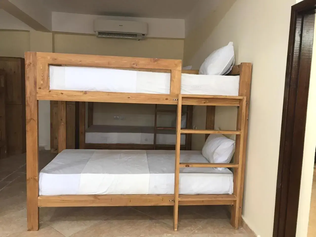 Bunk Bed in Male Dormitory Room in Alaska Camp & Hotel Bunk Bed in Male Dormitory Room in Alaska Camp & Hotel