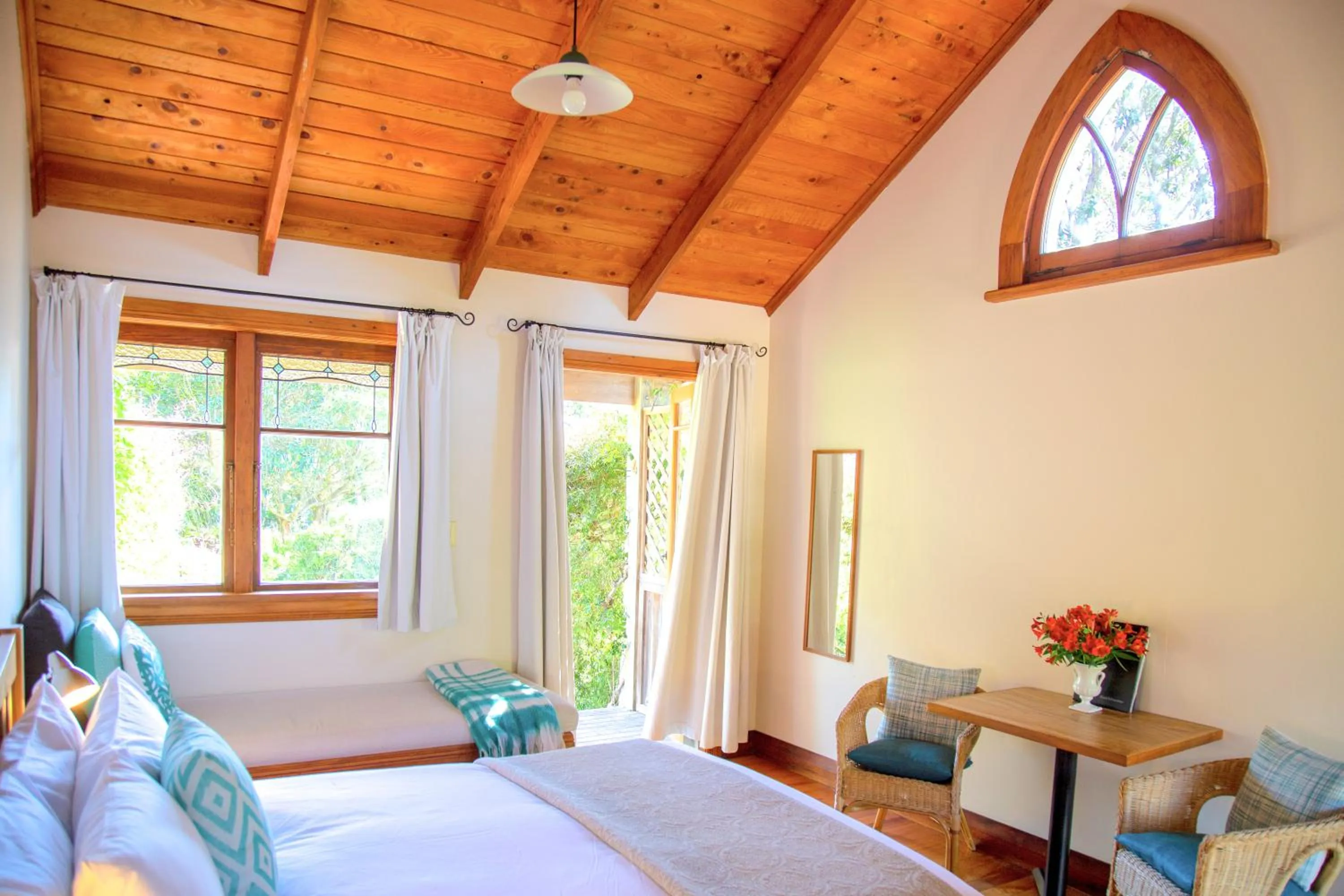 Bed in The Church Accommodation