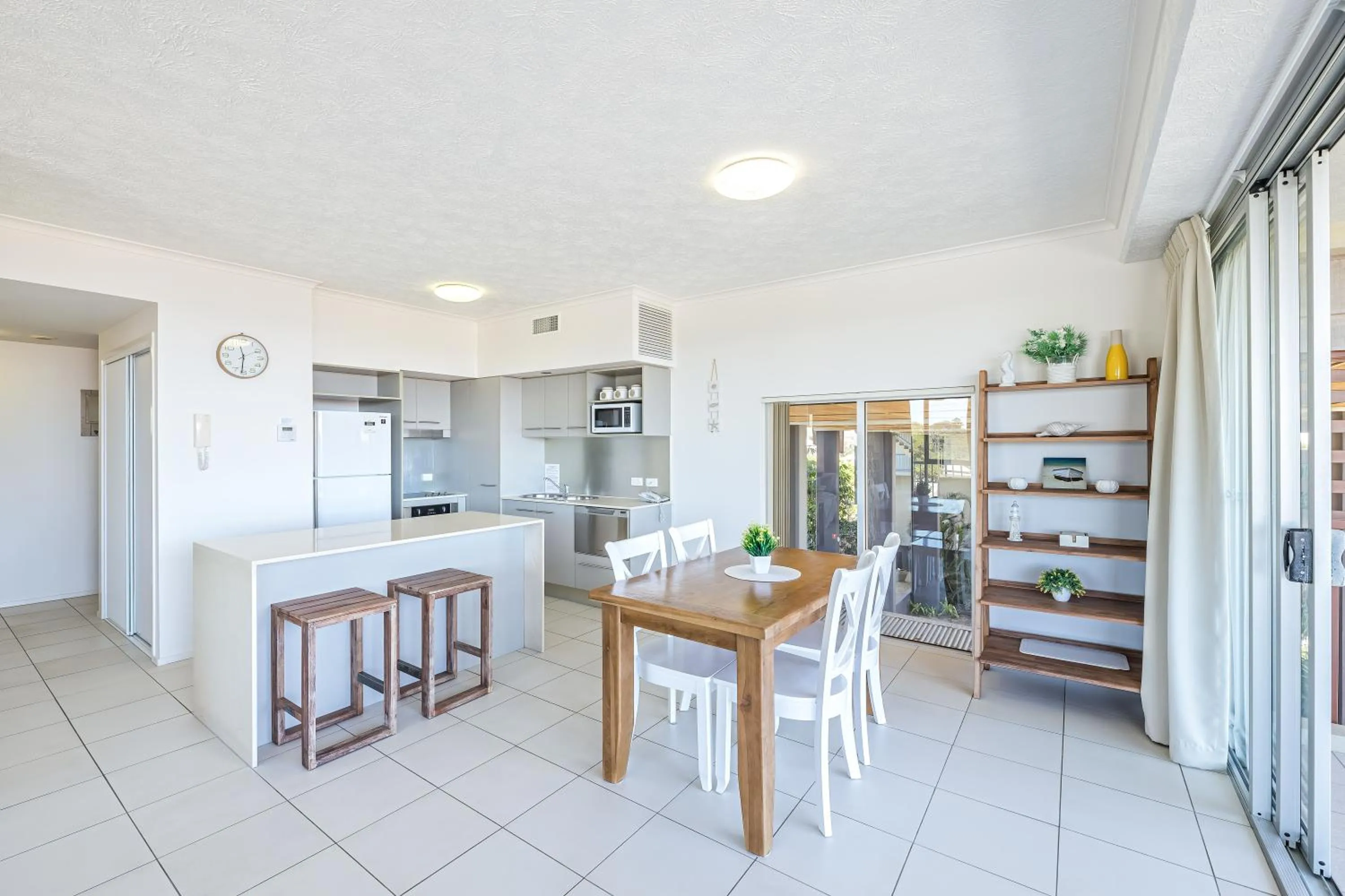 Kitchen or kitchenette in On The Beach Resort Bribie Island