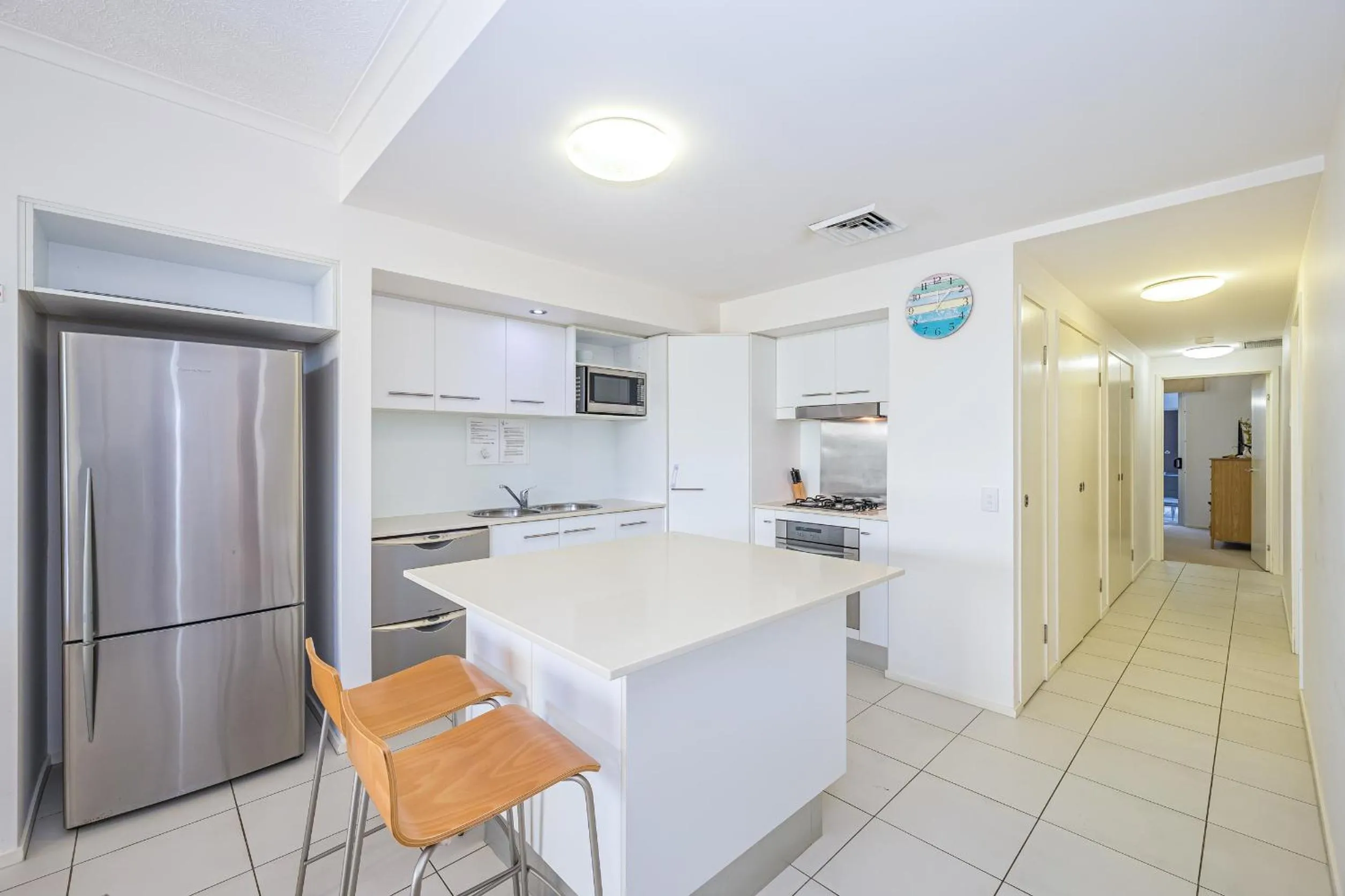 Kitchen or kitchenette in On The Beach Resort Bribie Island