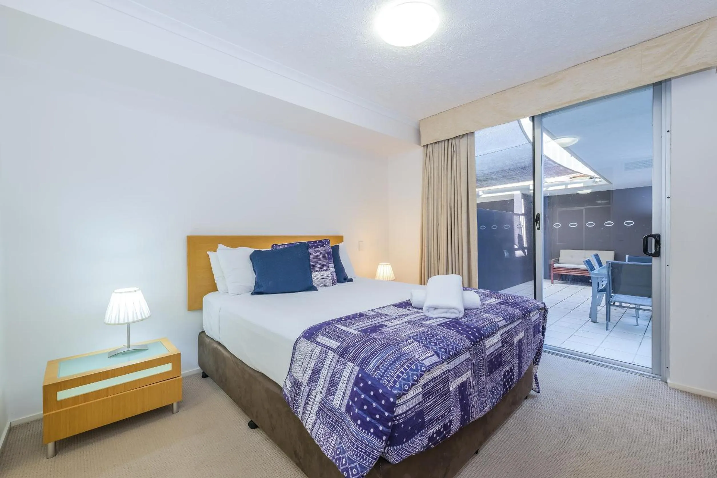 Bed in On The Beach Resort Bribie Island