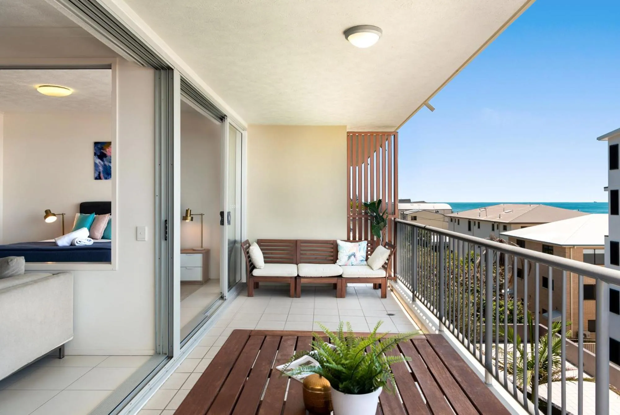Patio in On The Beach Resort Bribie Island